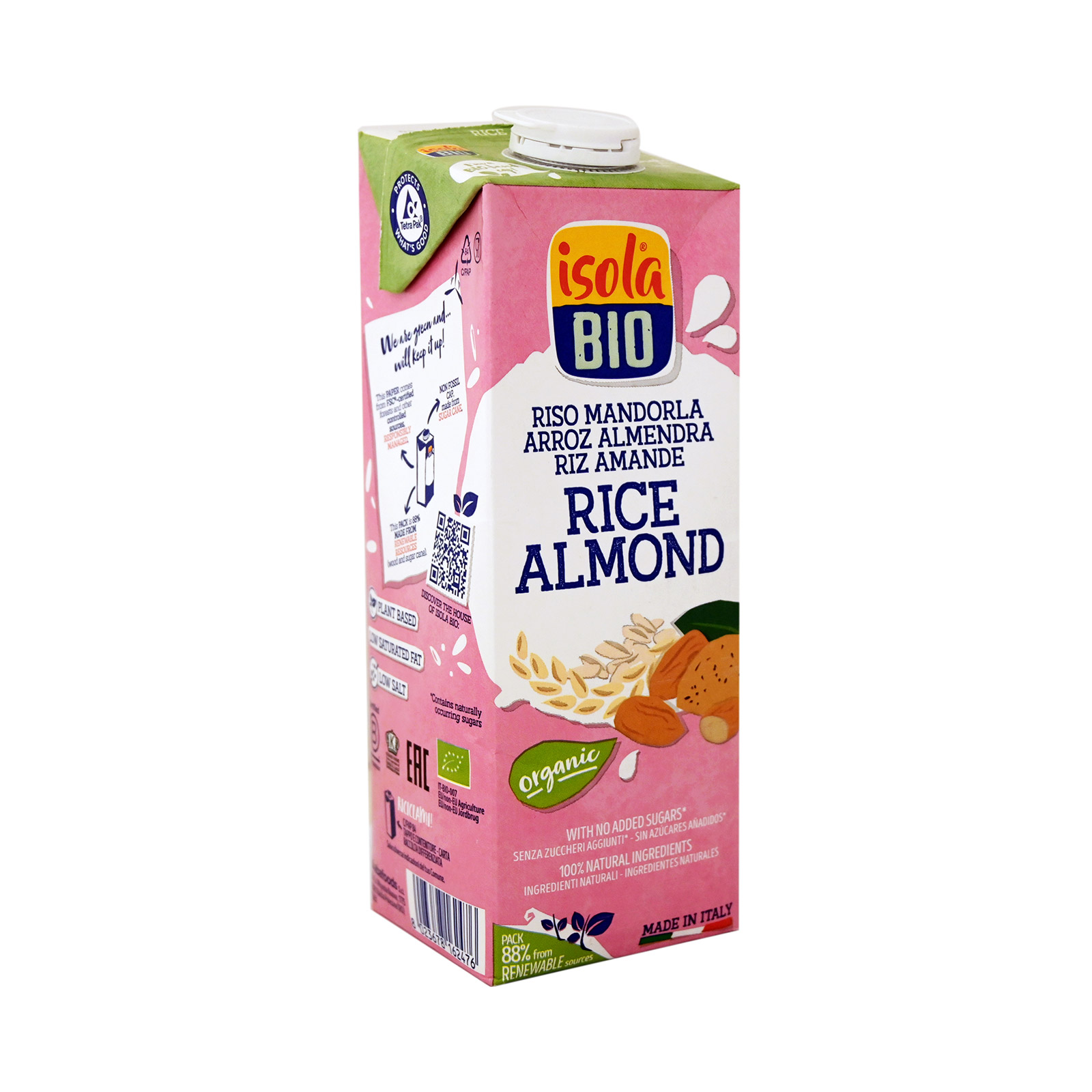 Isola ρόφημα ρυζιού με αμύγδαλα 1lt εικόνα 1