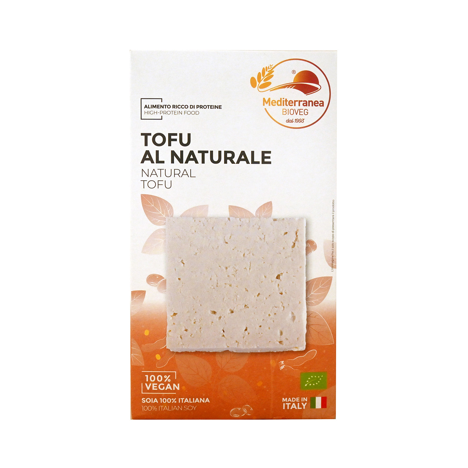 Mediterranea Bio φυτικό προϊόν tofu φυσικό 200g εικόνα 1