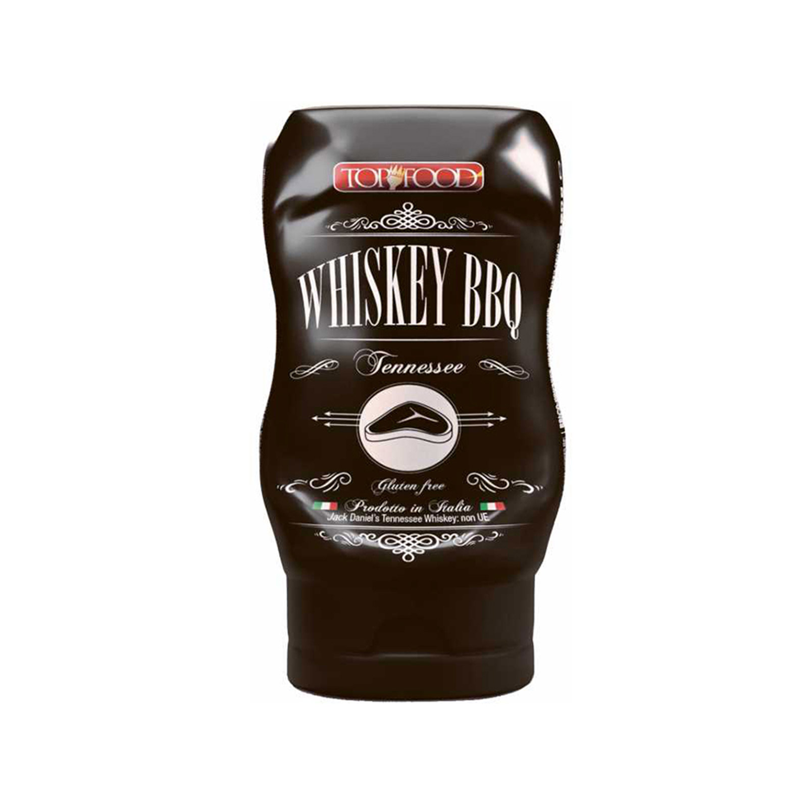 Top Food σάλτσα σως whiskey bbq 320g εικόνα 1