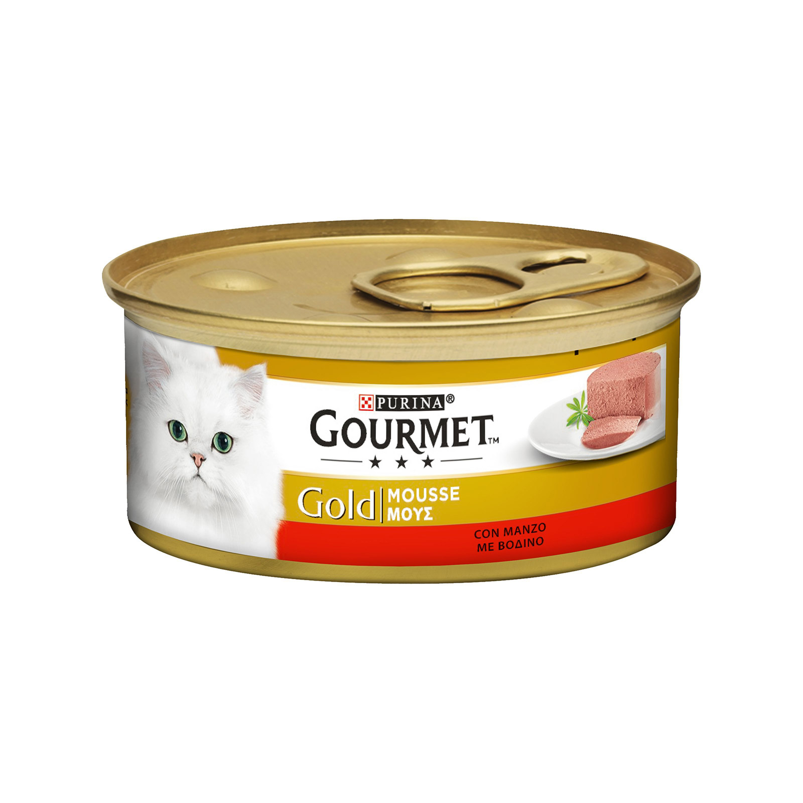 Gourmet Gold τροφή γάτας μους βοδινό 85g εικόνα 1