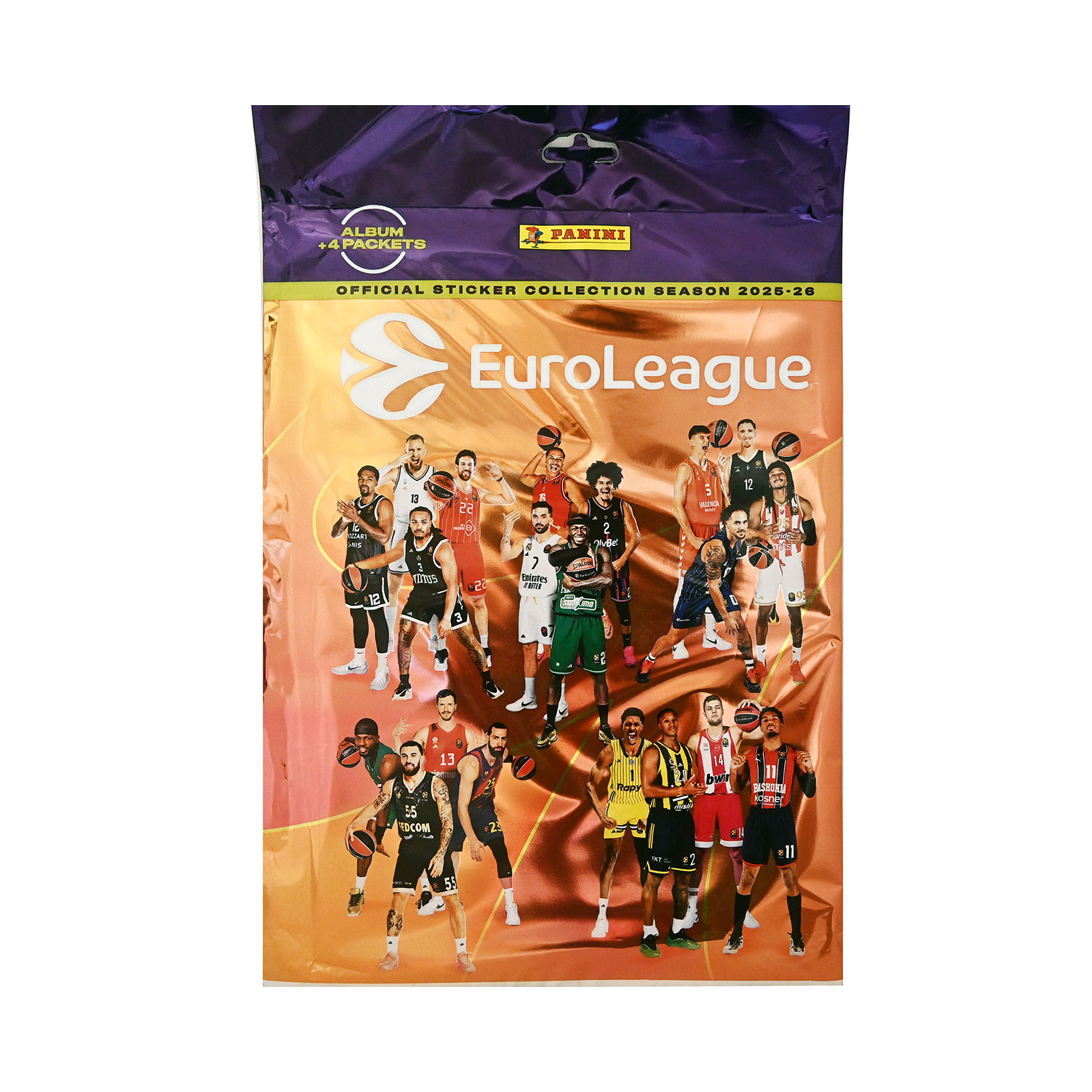 Panini Euroleague 2026 ποδοσφαιρικές κάρτες εικόνα 1
