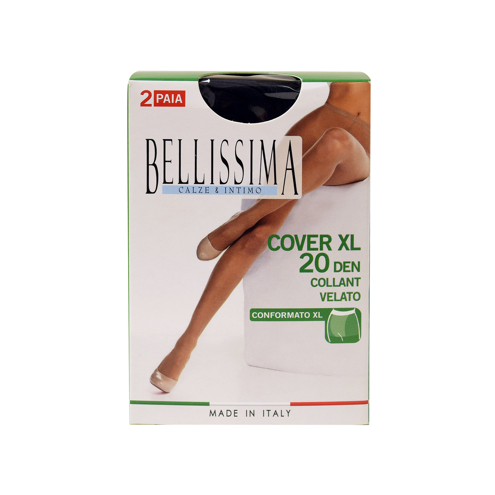 Diana Bellissima cover καλσόν xl / μαύρο 20den 2τεμ εικόνα 1