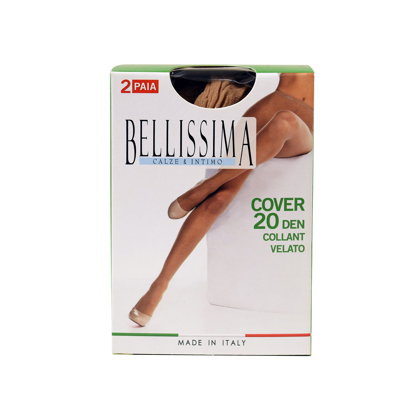 Diana Bellissima cover καλσόν medium- large / μελι 20den 2τεμ εικόνα 1