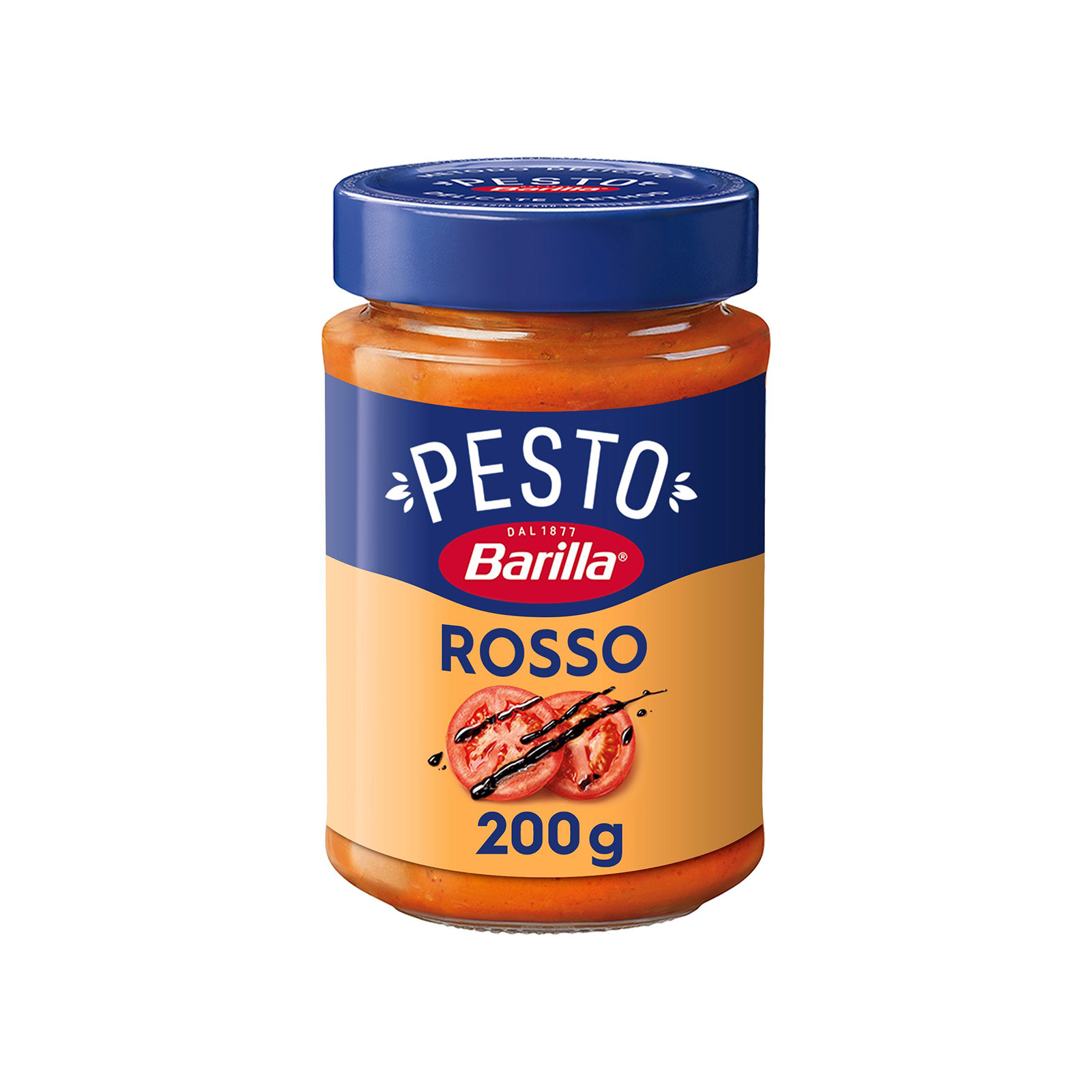 Barilla σάλτσα έτοιμη ζυμαρικών pesto rosso 200g εικόνα 1