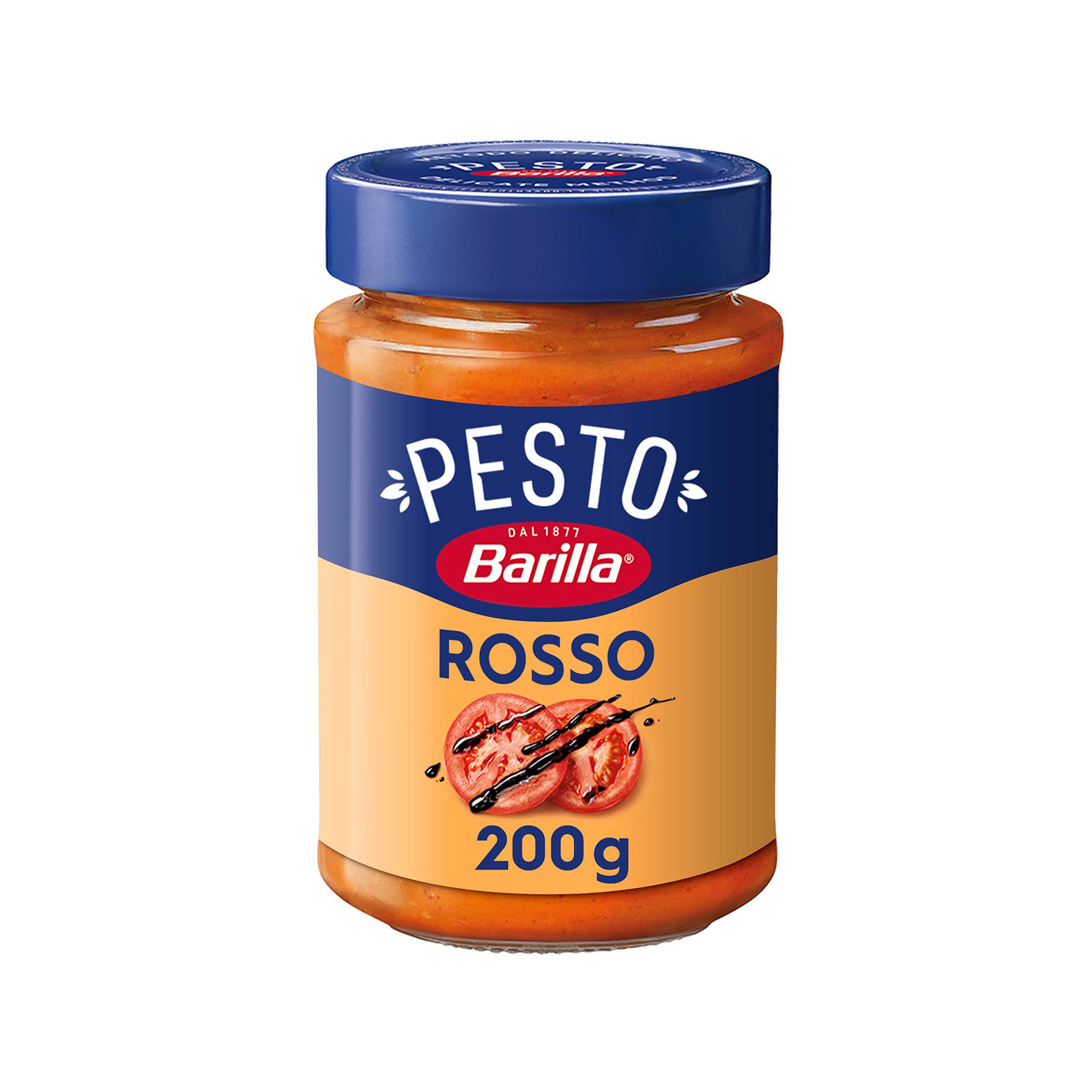 Barilla σάλτσα έτοιμη ζυμαρικών pesto rosso 200g εικόνα 1