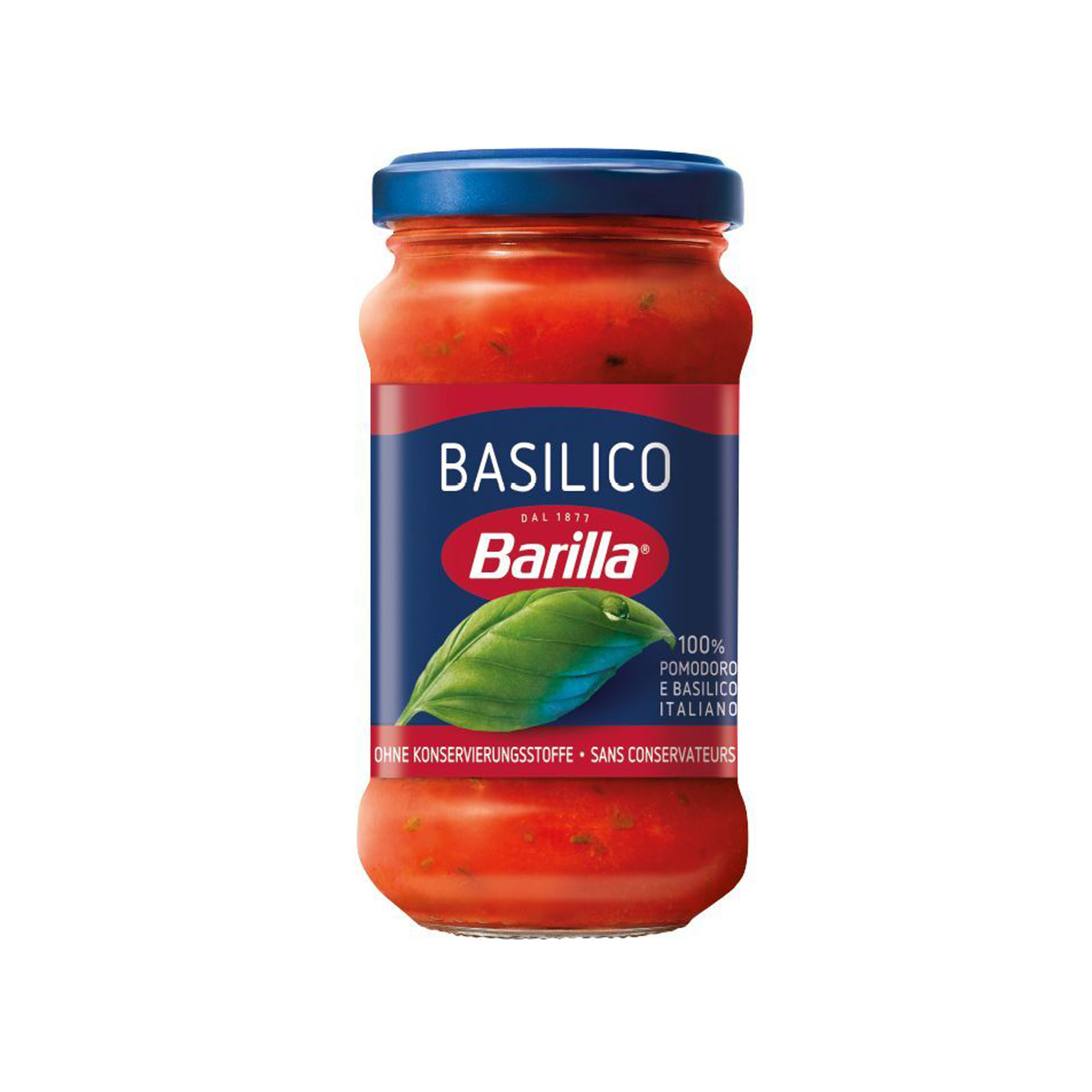 Barilla σάλτσα έτοιμη ντομάτας basilico 200g εικόνα 1