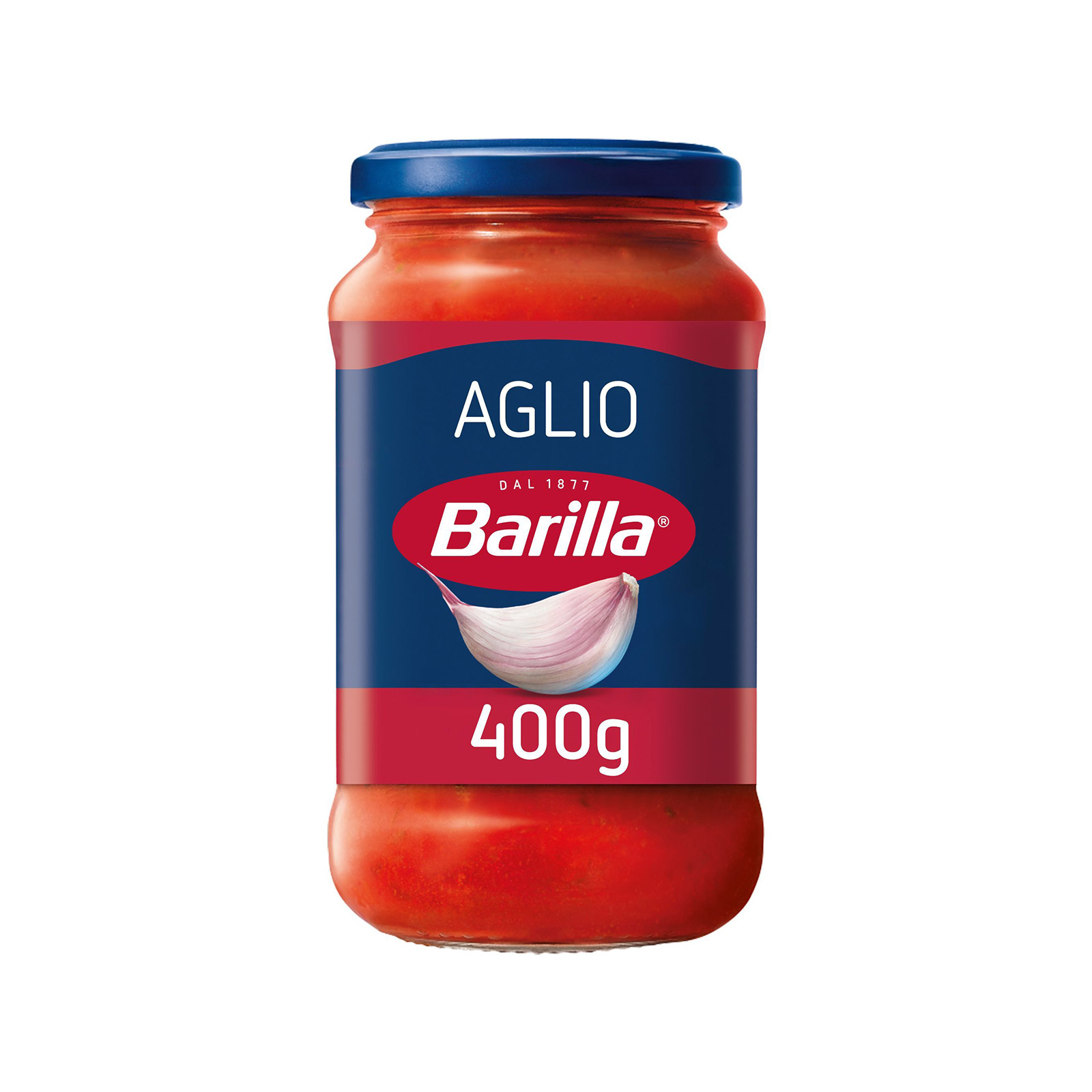 Barilla σάλτσα ντομάτας με σκόρδο 400g εικόνα 1
