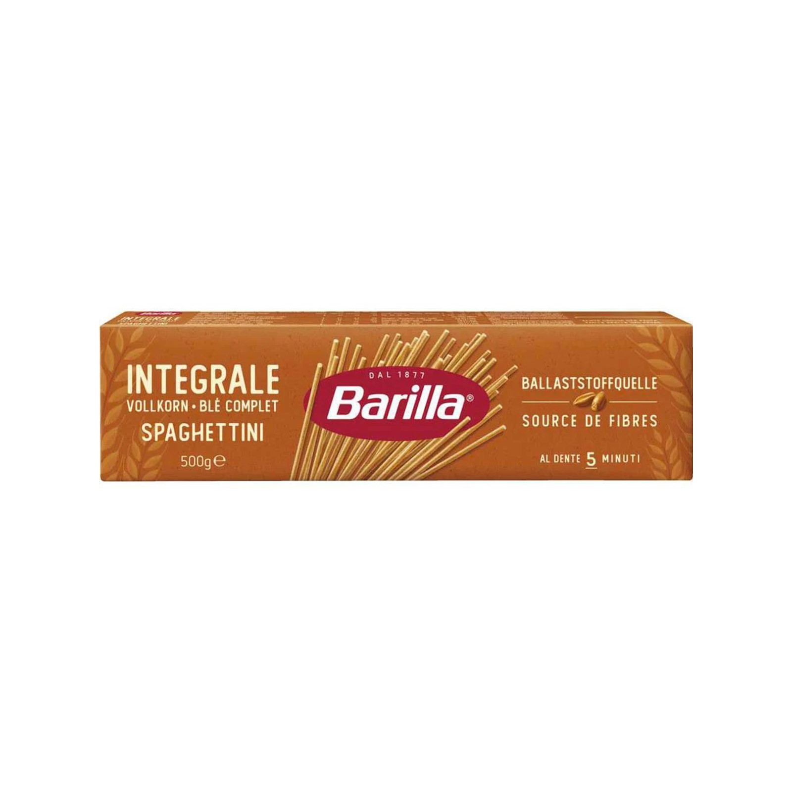 Barilla πάστα ζυμαρικών ολικής spaghettini 500g εικόνα 1