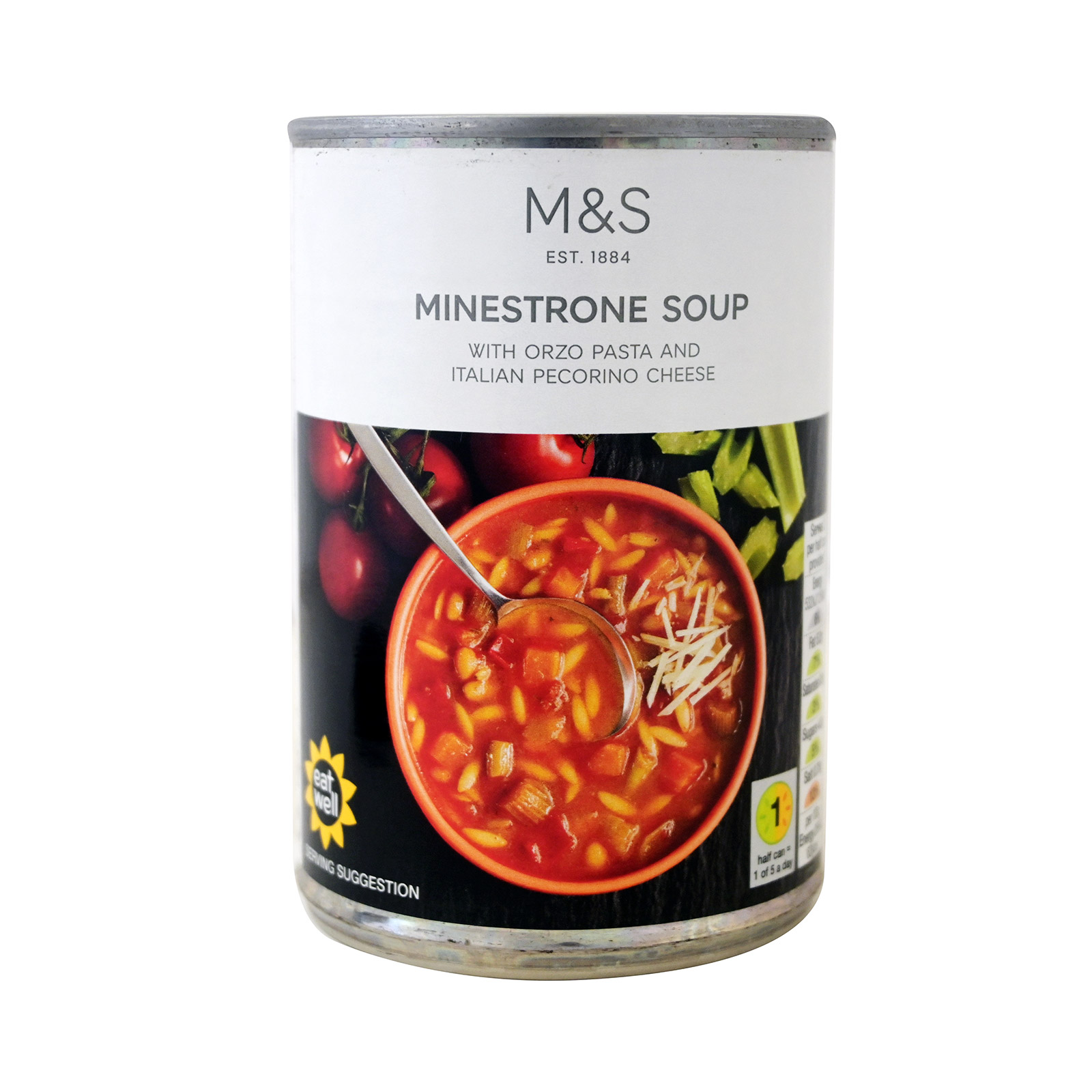 M&S Food ready soup Minestrone 400g image 1