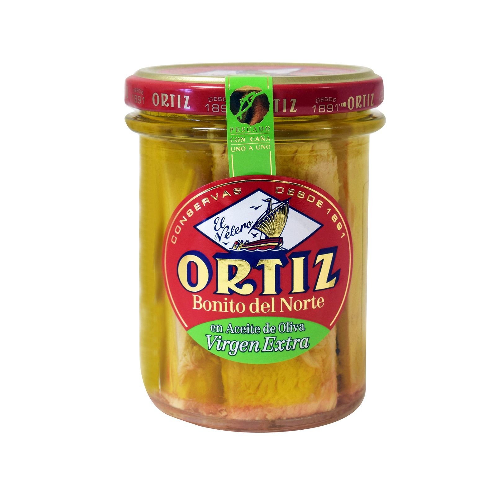 Ortiz Bonito del norte λευκός τόνος σε ελαιόλαδο 220g εικόνα 1