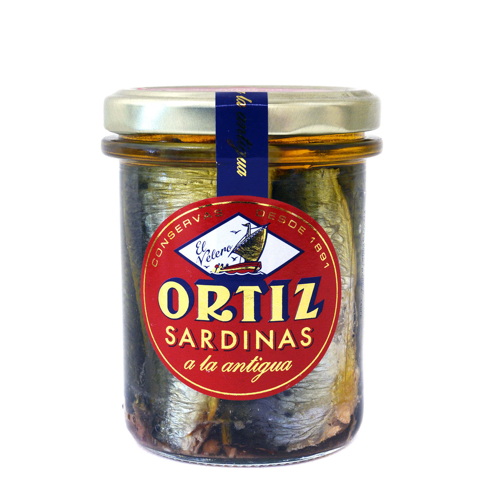 Ortiz σαρδέλες καθαρισμένες σε ελαιόλαδο 190g εικόνα 1