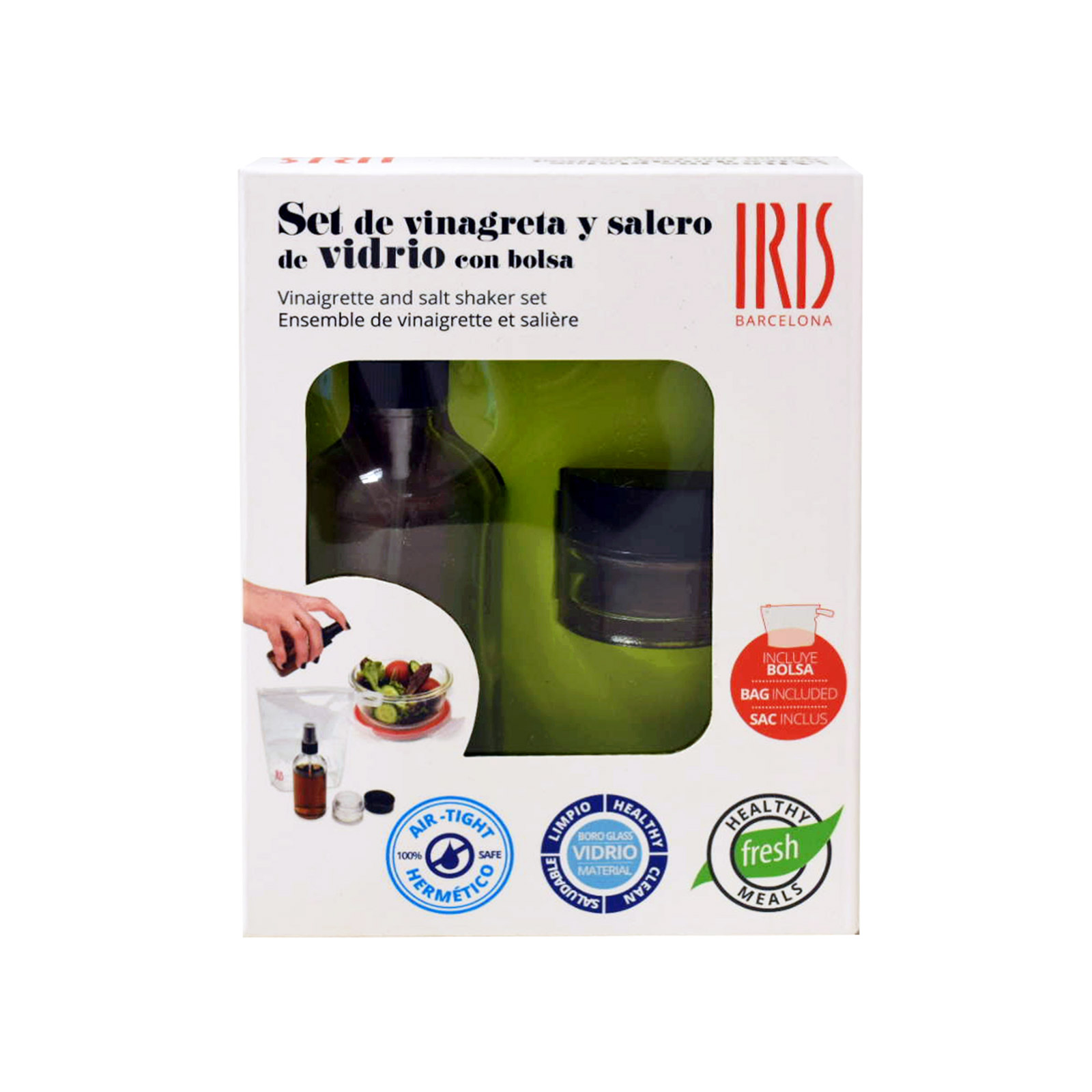 Iris 2988v σετ δοχείου ξιδιού & αλατιού εικόνα 1