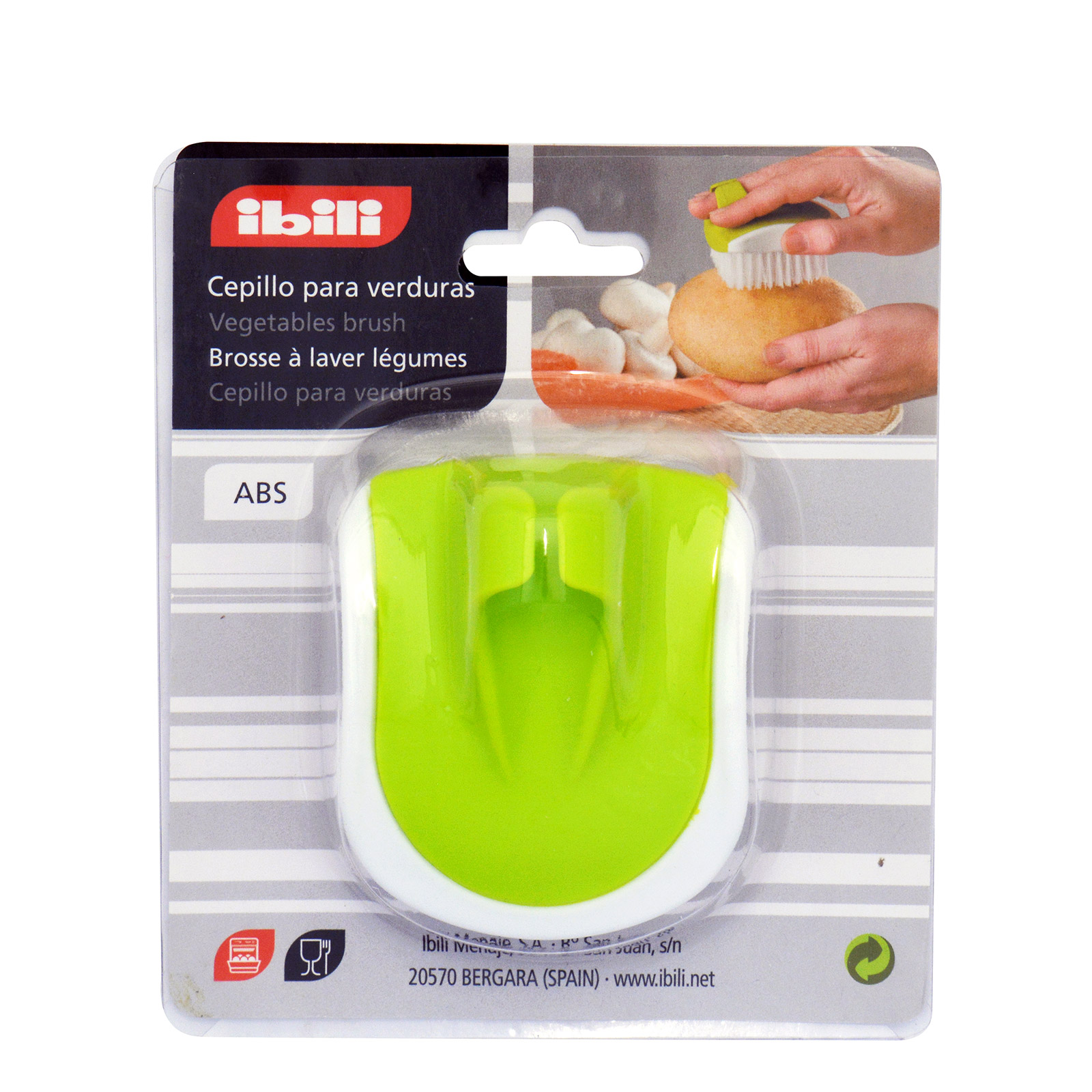 Ibili 783300 βουρτσάκι καθαρισμού τροφίμων εικόνα 1