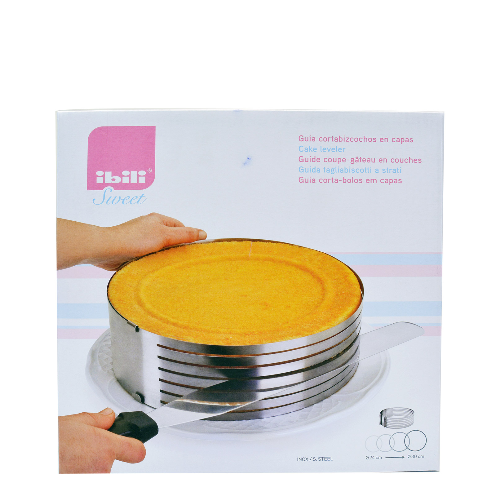 Ibili τσέρκι διαχωρισμού κεϊκ / παντεσπάνι ανοξείδωτο εικόνα 1