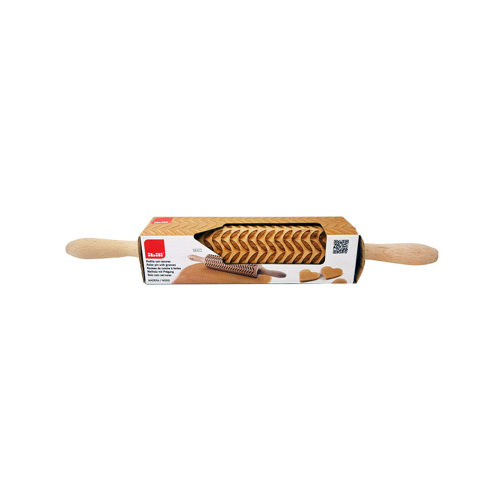 Ibili 747951 πλαστης ξύλινος με σχέδιο εικόνα 1