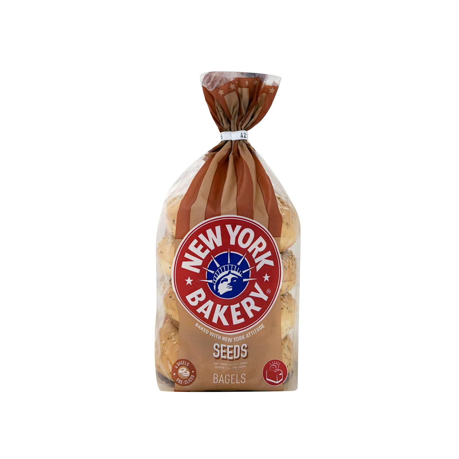 New York Bakery μπέιγκελ με σπόρους multigrain 300g εικόνα 1