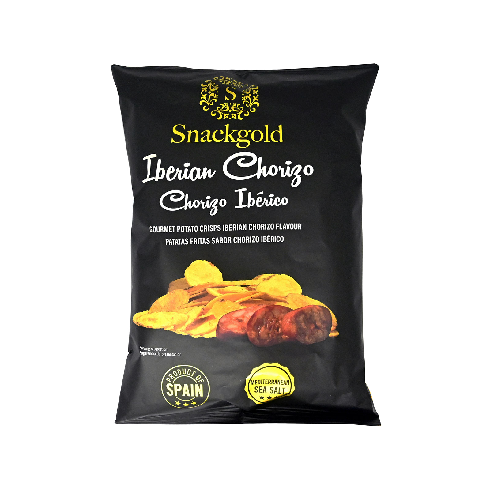 Snackgold τσιπς πατατάκια iberian chorizo εικόνα 1
