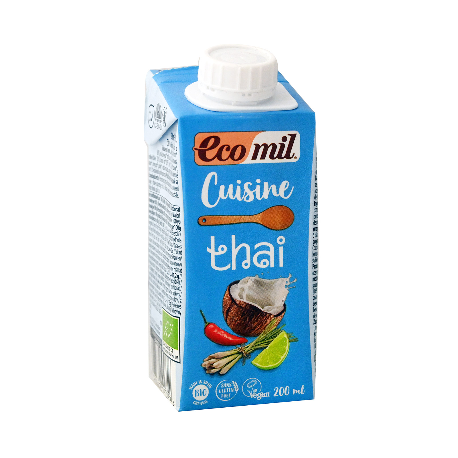 Ecomil Thai κρέμα μαγειρικής 200ml εικόνα 1