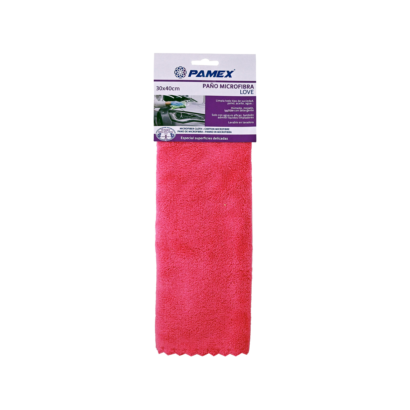 Pamex general purpose microfiber cloth Love 30 X 40 image 1