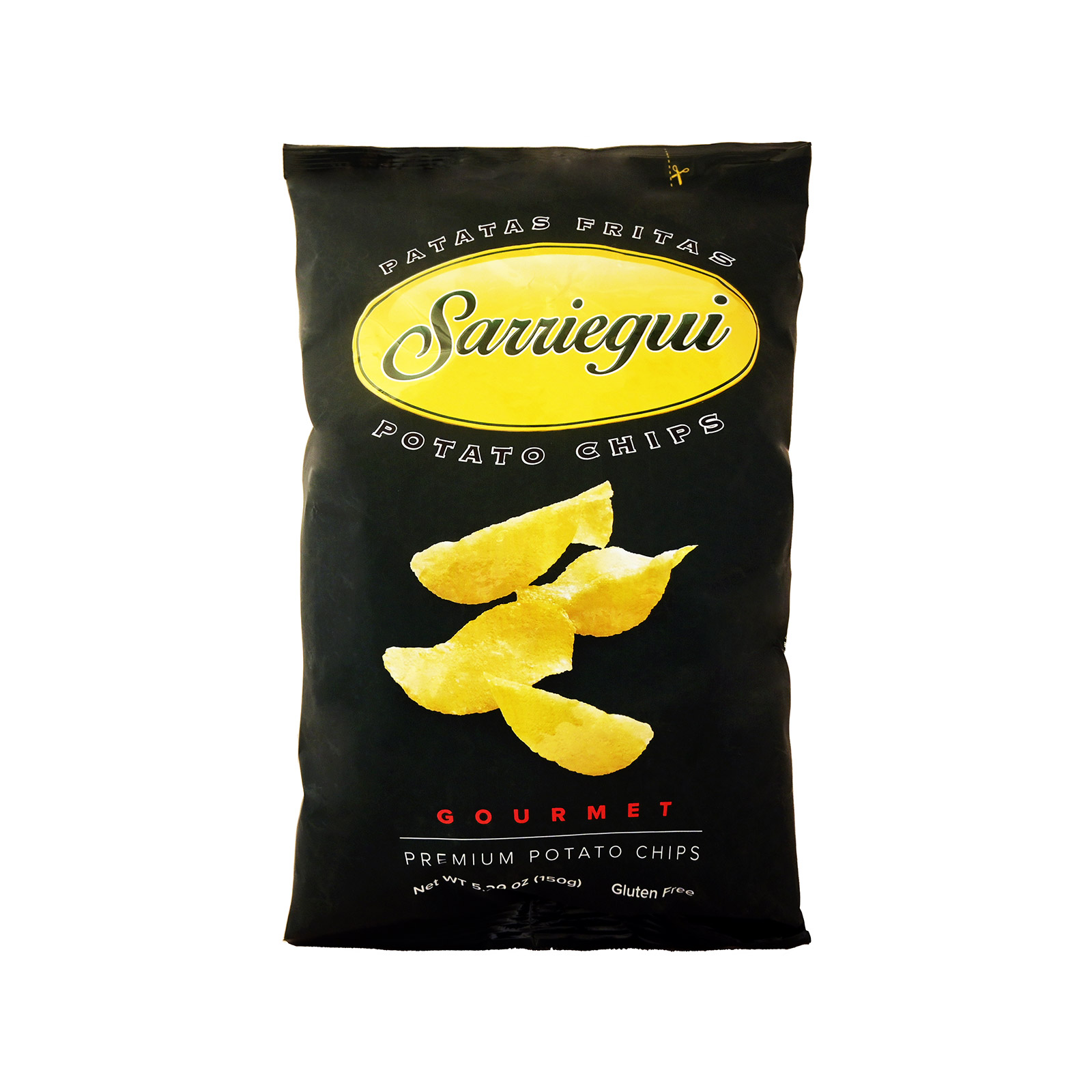 Sarriegui Gourmet potato chips salted 150g image 1