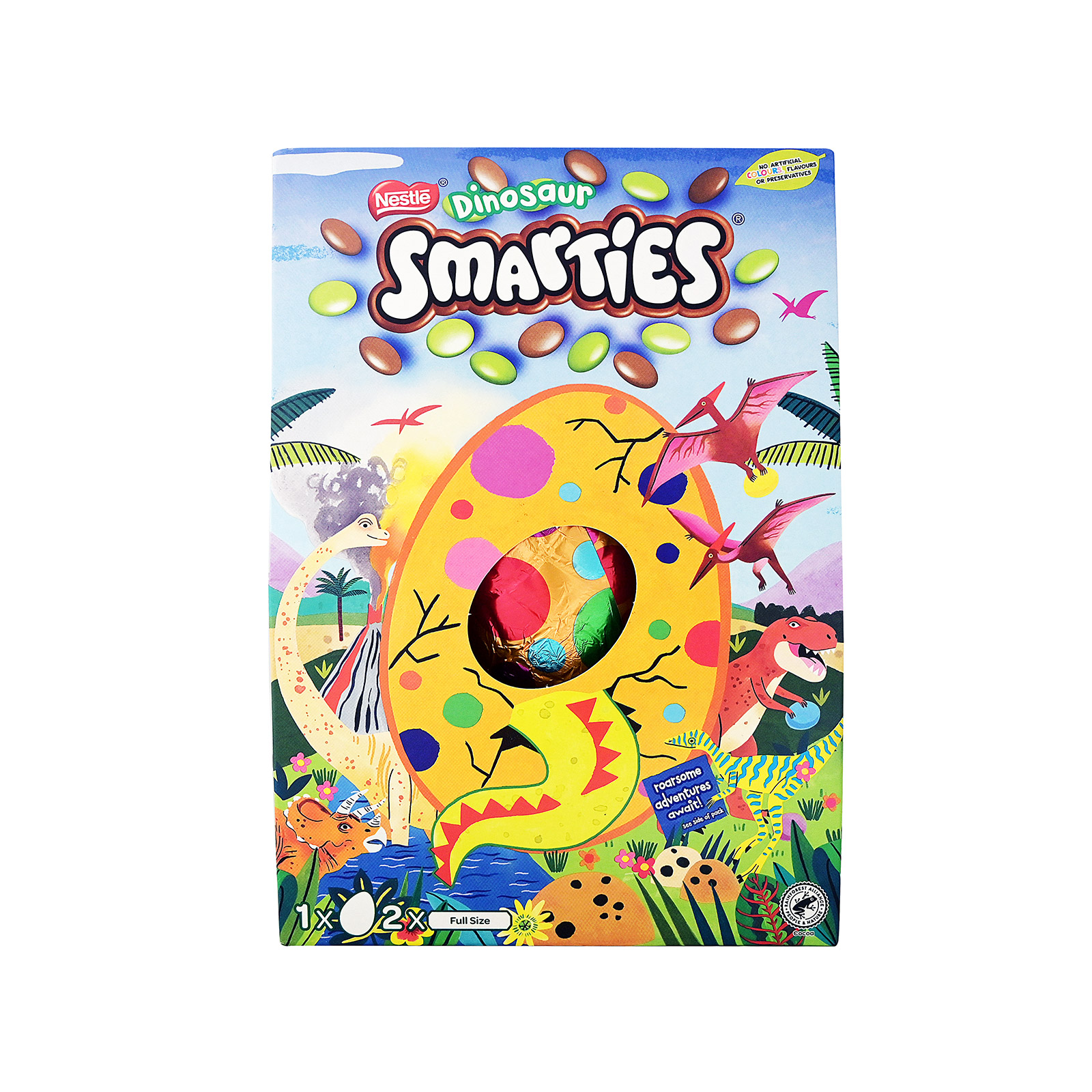 Smarties Dinosaur chocolate egg 226g image 1