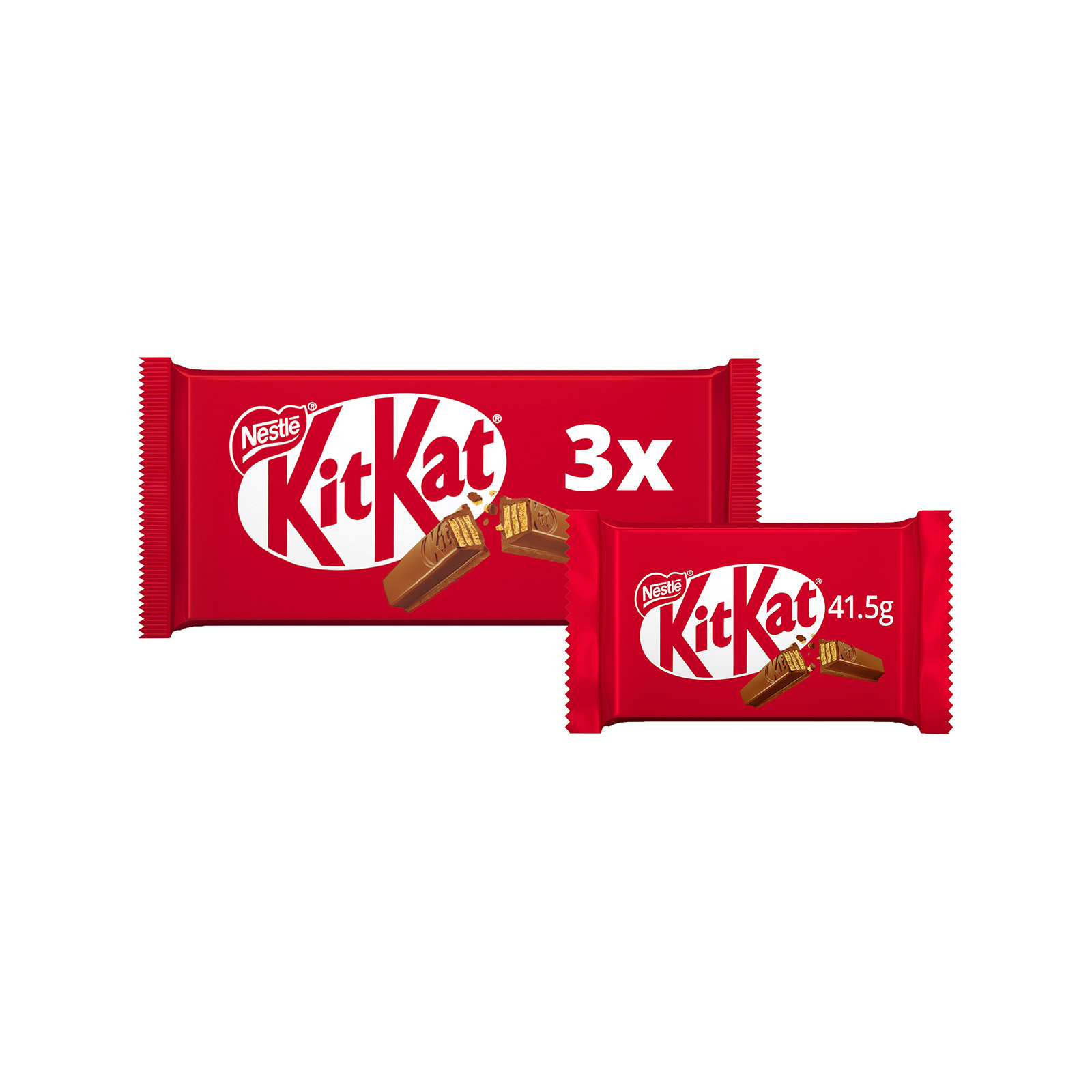 KitKat γκοφρέτα 3x41.5g εικόνα 1
