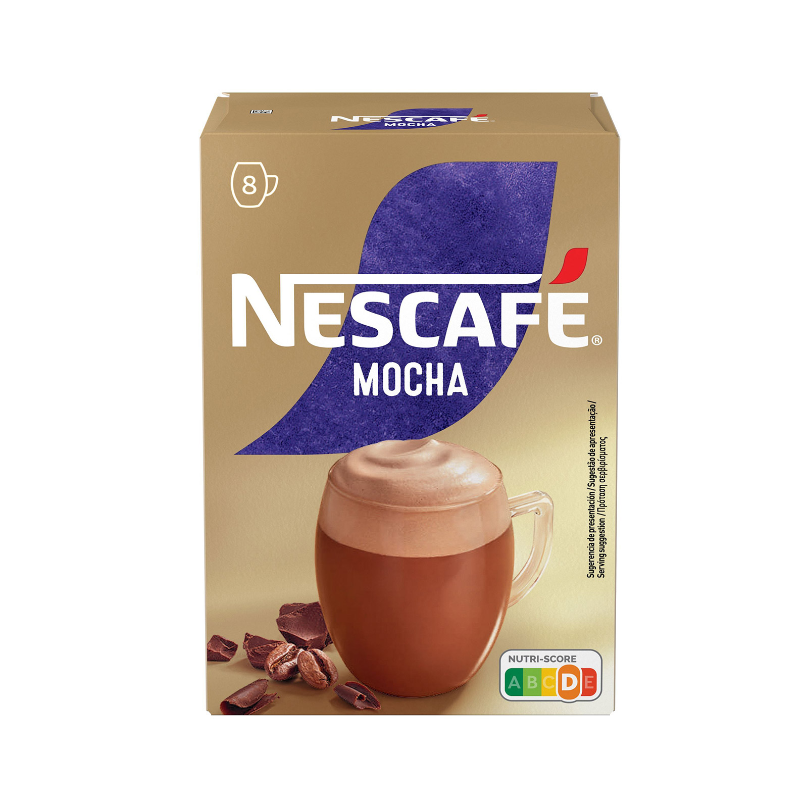 Nescafe Gold στιγμιαίο ρόφημα καφέ Mocha 8x17g εικόνα 1