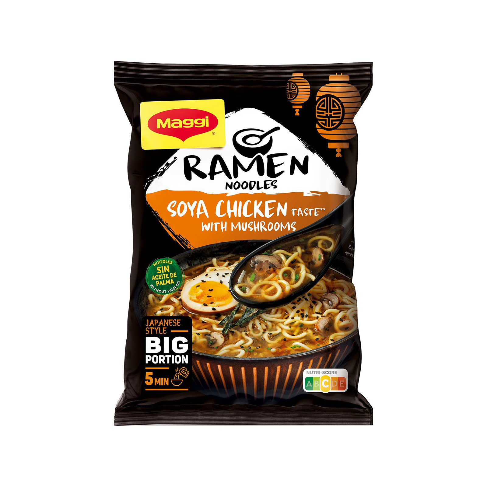 Maggi Ramen νουντλς soya chicken taste with mushrooms 90g εικόνα 1