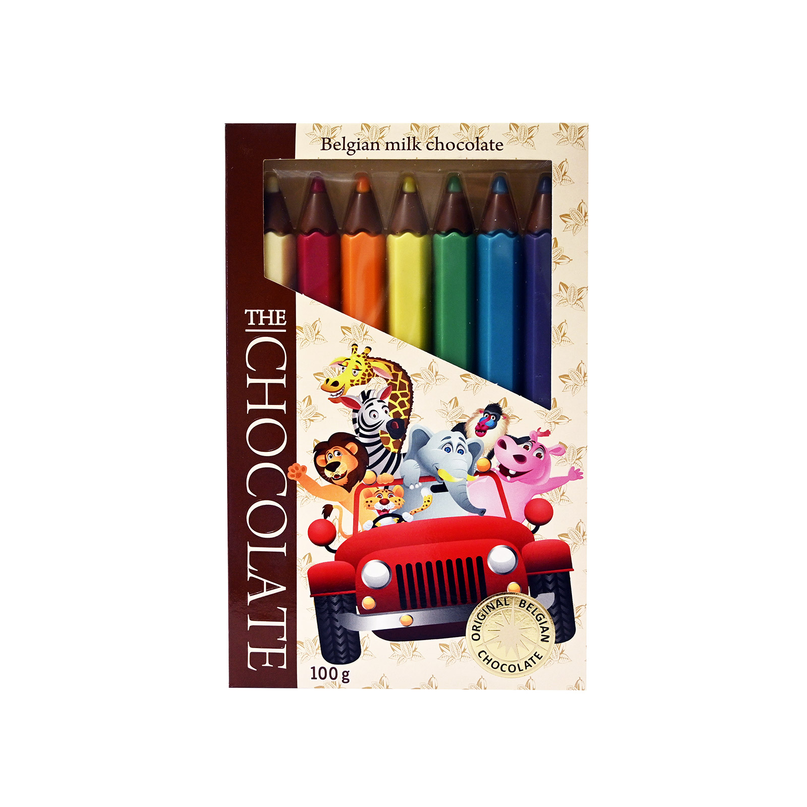 The Chocolate Μολυβια σοκολάτα γάλακτος ζωάκια 100g εικόνα 1