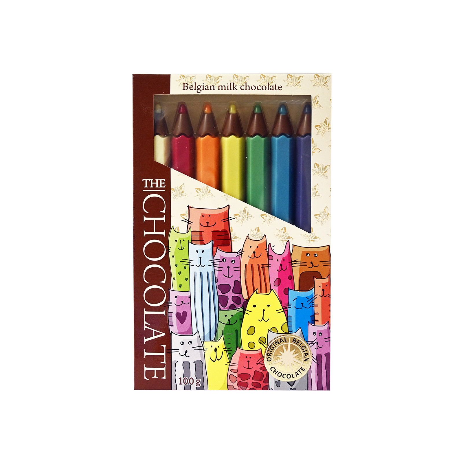 The Chocolate Μολυβια σοκολάτα γάλακτος γατάκια 100g εικόνα 1