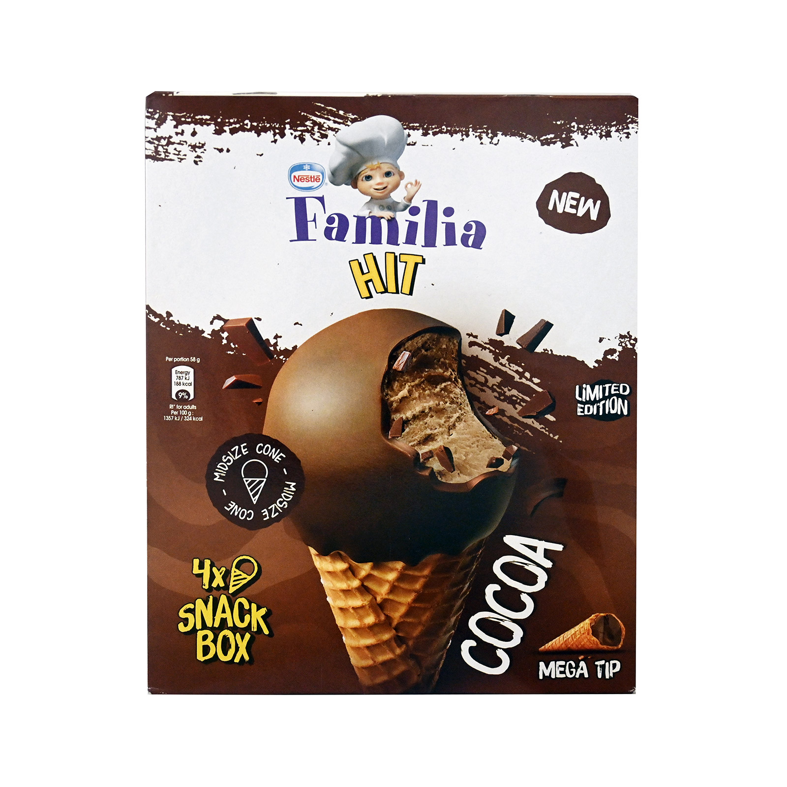 Nestle Familia Hit παγωτό πολυσυσκευασία cocoa 4x85ml εικόνα 1