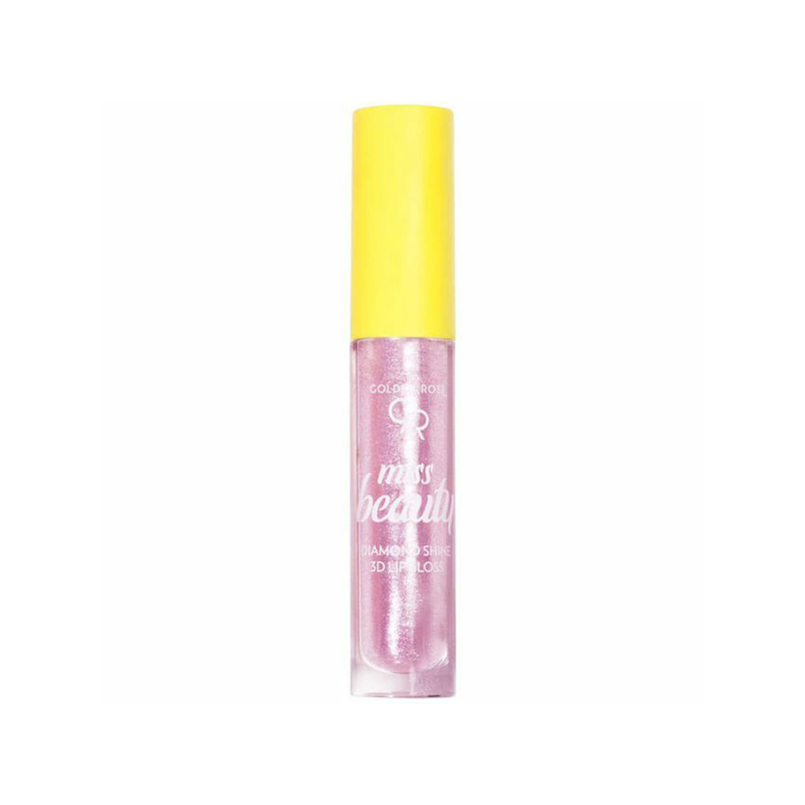 Golden Rose Miss Beauty Diamond Shine 3D lipgloss Νo. 1 pink trip εικόνα 1
