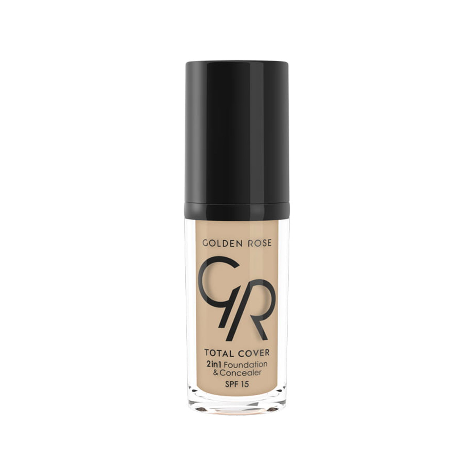 Golden Rose 2in1 total cover foundation & concealer spf15 εικόνα 1