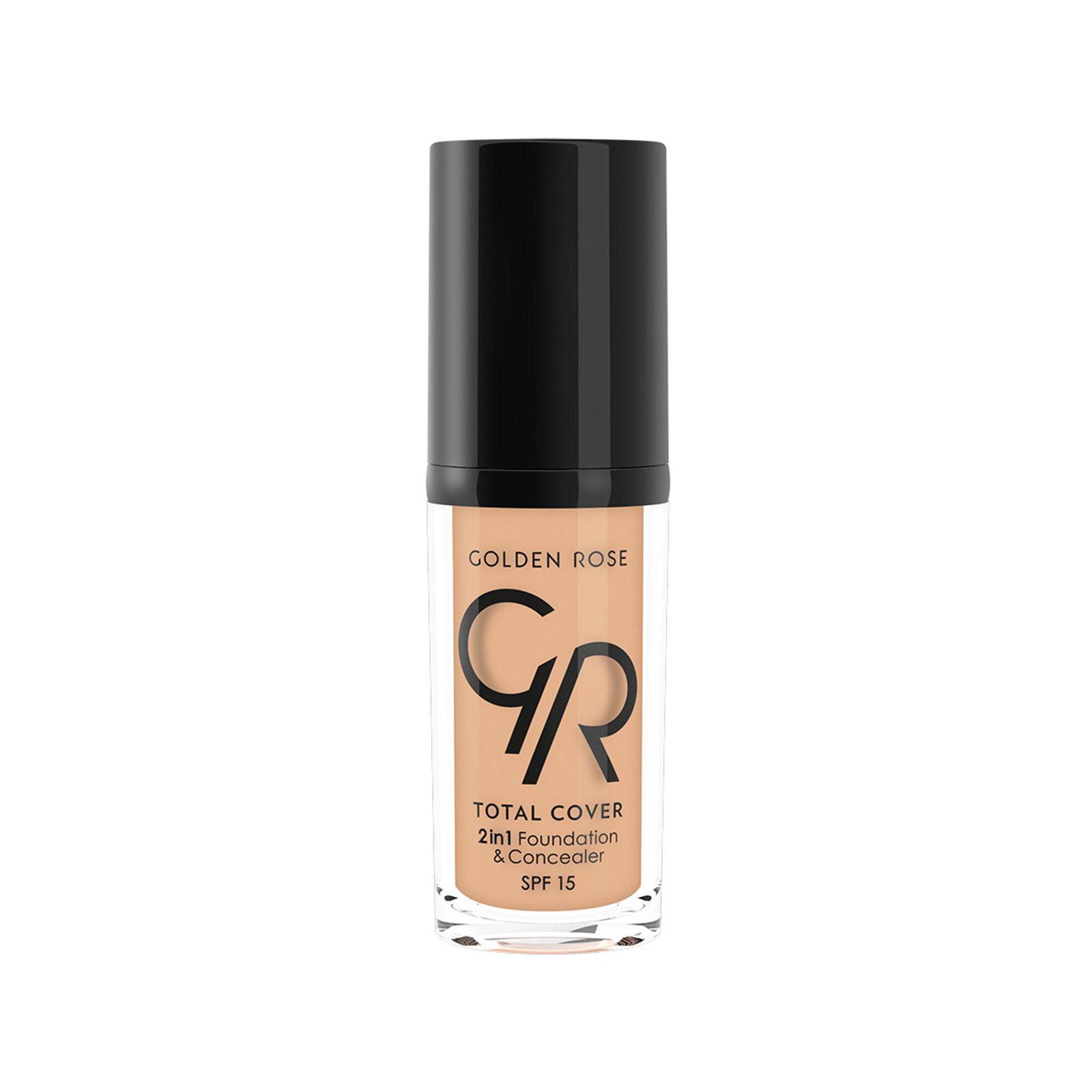 Golden Rose 2in1 total cover foundation & concealer spf15 εικόνα 1
