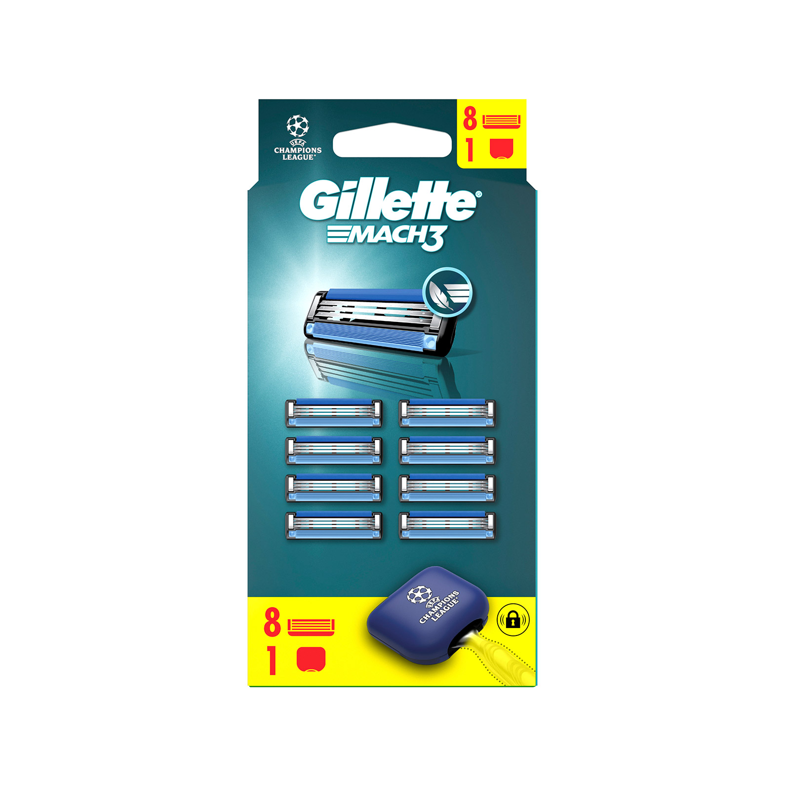Gillette Mach3 ανταλλακτικά ξυραφάκια 8τεμ εικόνα 1