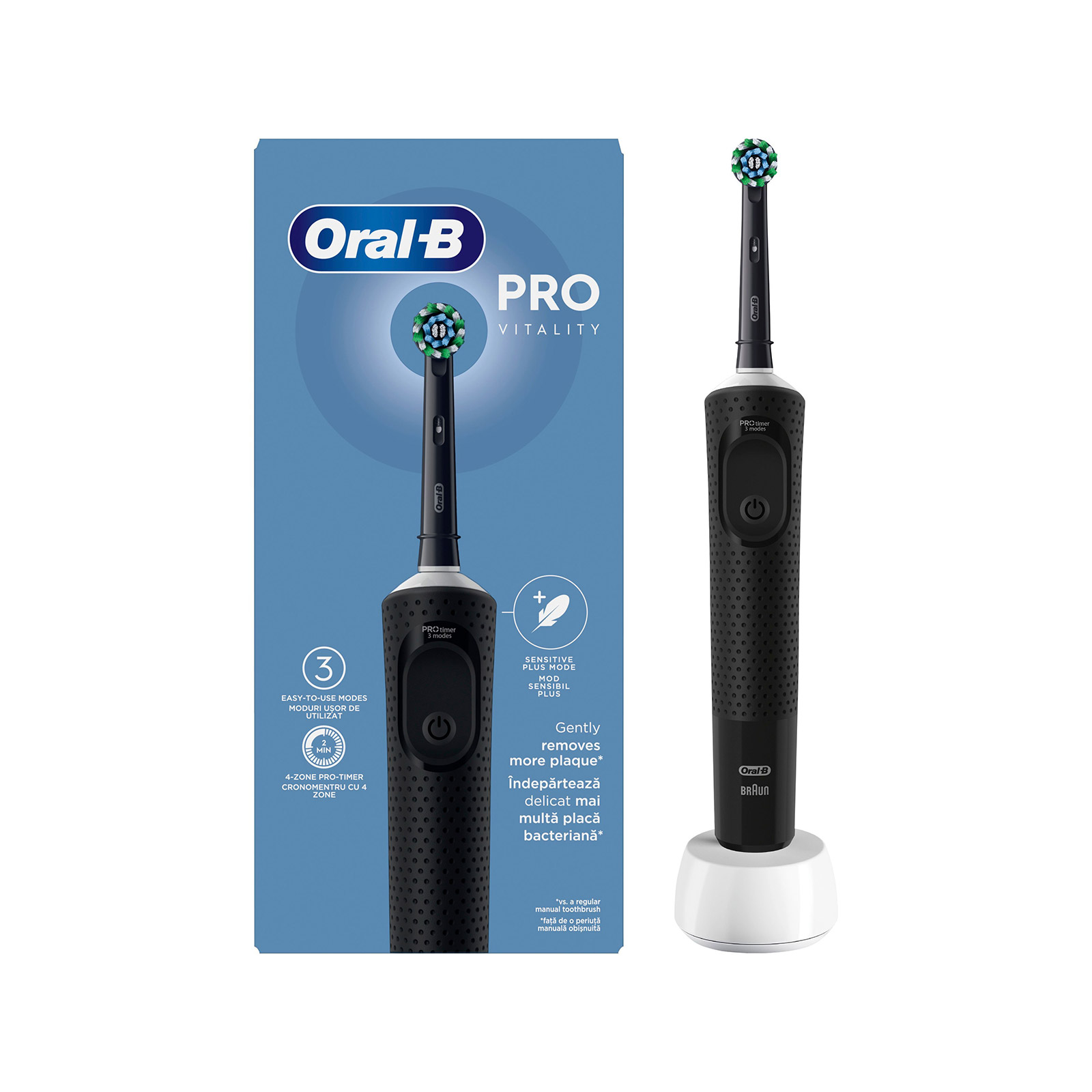 Oral-B Vitality pro οδοντόβουρτσα ηλεκτρική black εικόνα 1