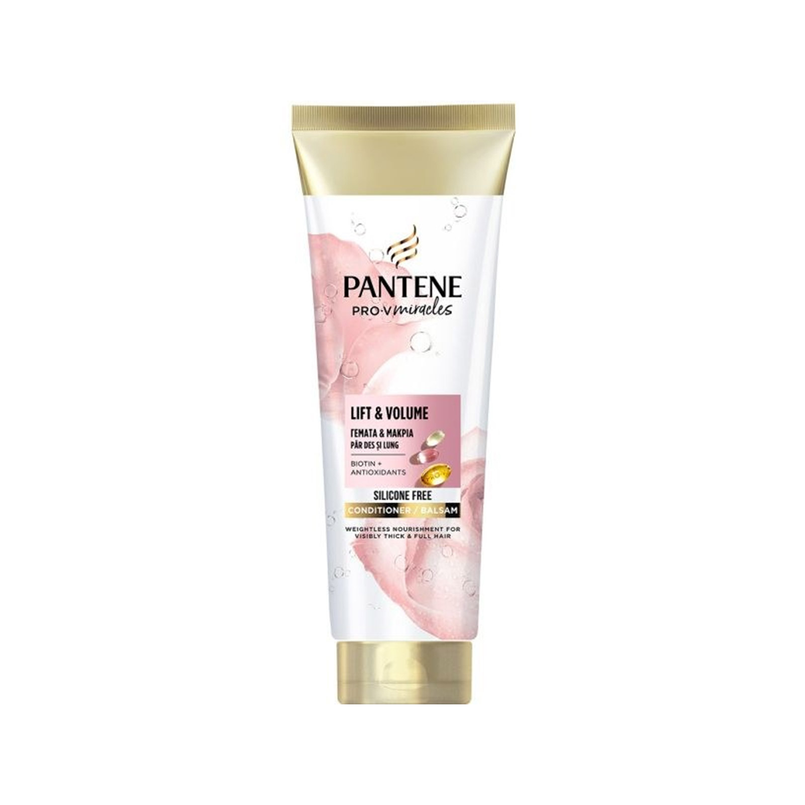 Pantene Lift & volume κρέμα μαλλιών rose 160ml εικόνα 1