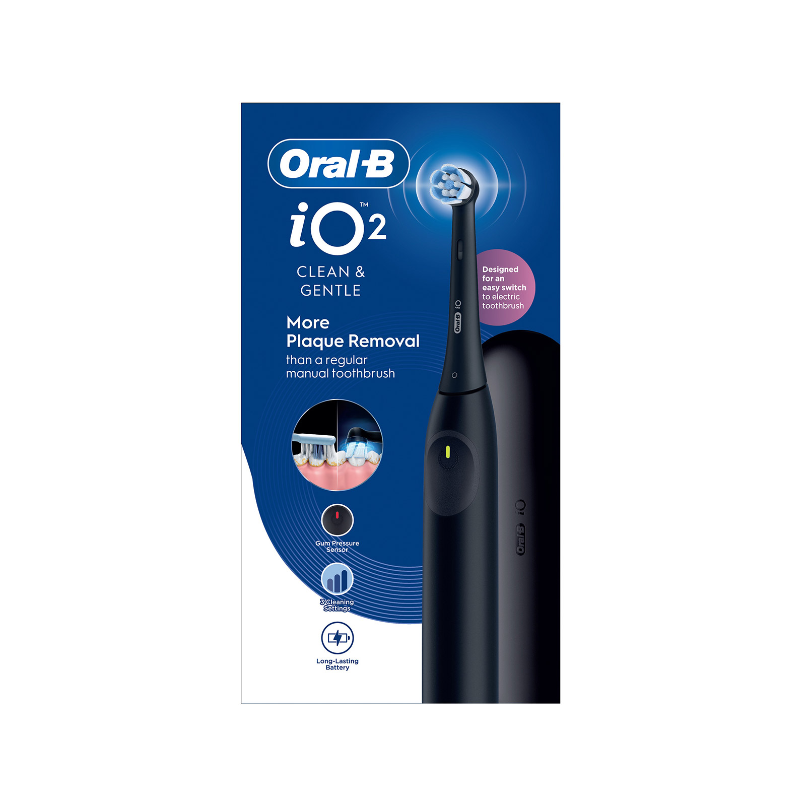 Oral-B οδοντόβουρτσα ηλεκτρική black iO2 εικόνα 1