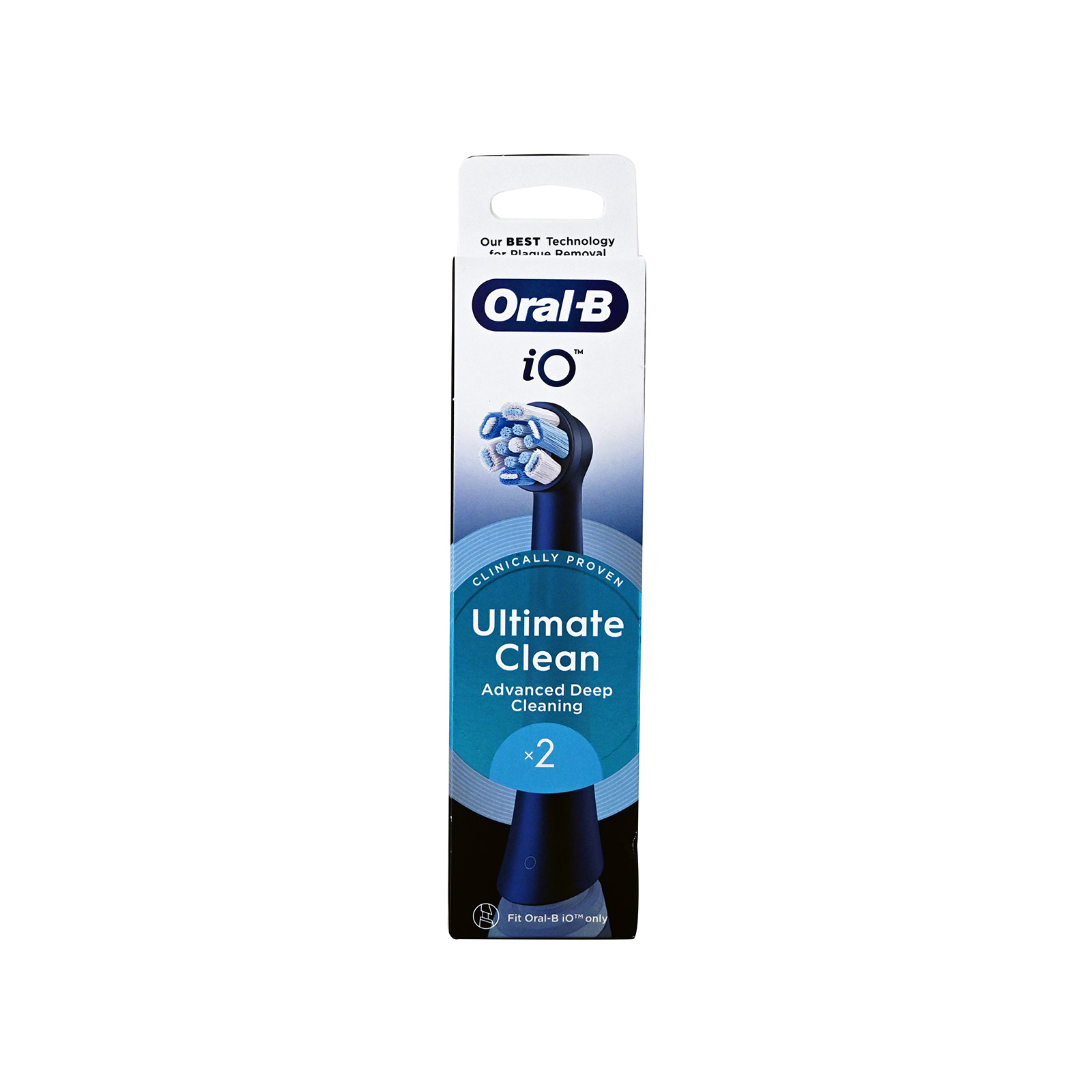 Oral-B IQ ultimate clean ανταλλακτικές κεφαλές ηλεκτρικής οδοντόβουρτσας 2τεμ εικόνα 1