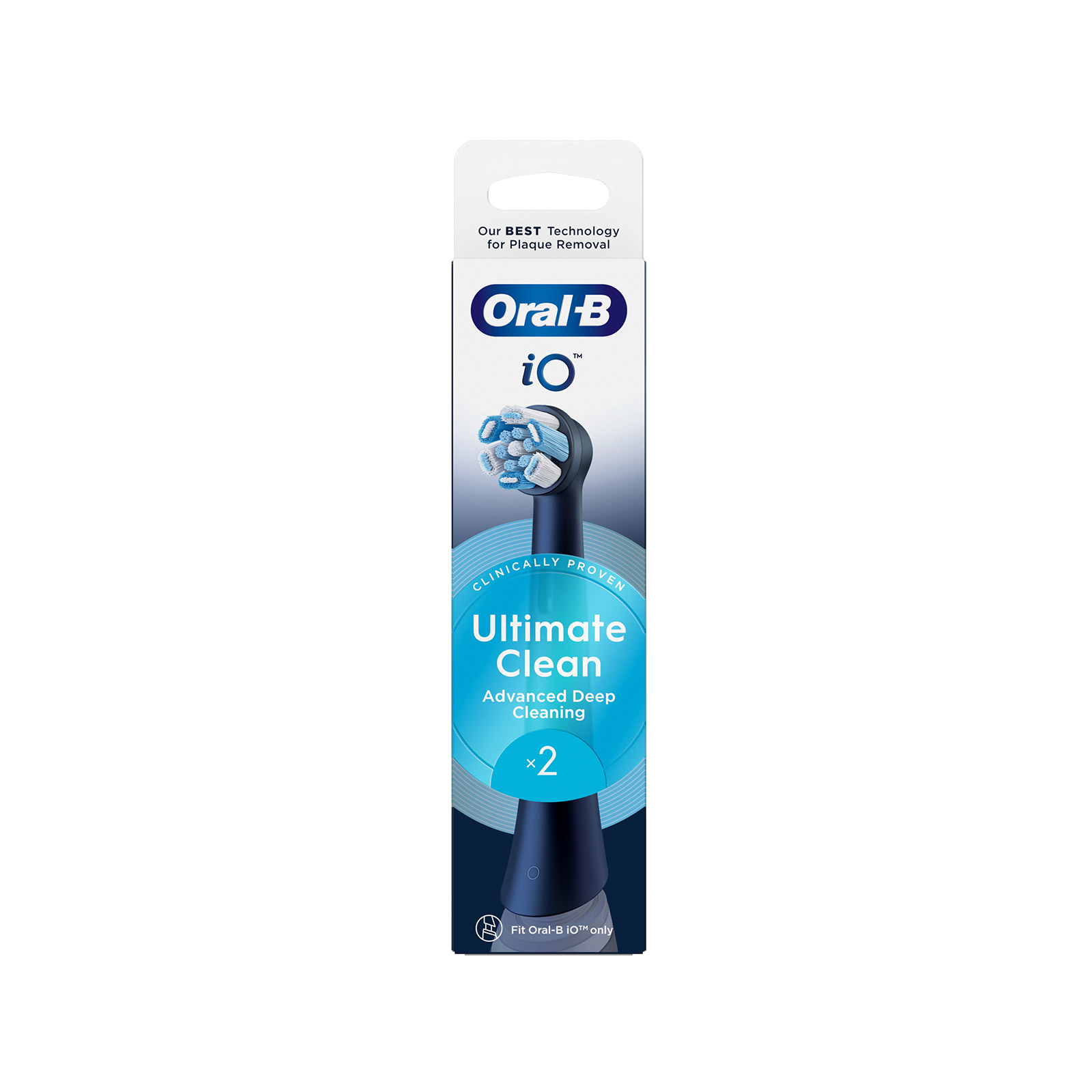 Oral-B IO ultimate clean ανταλλακτικές κεφαλές ηλεκτρικής οδοντόβουρτσας 2τεμ εικόνα 1