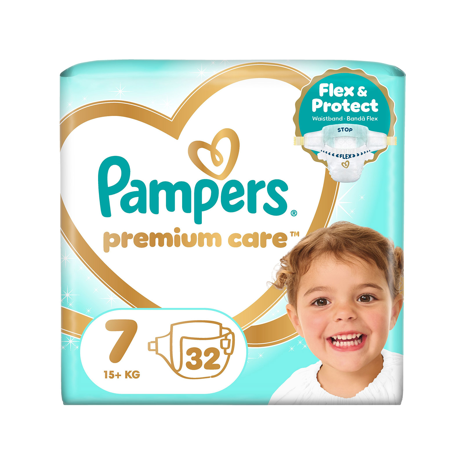 Pampers Care πάνες nο 7- 15+ kg 32τεμ εικόνα 1