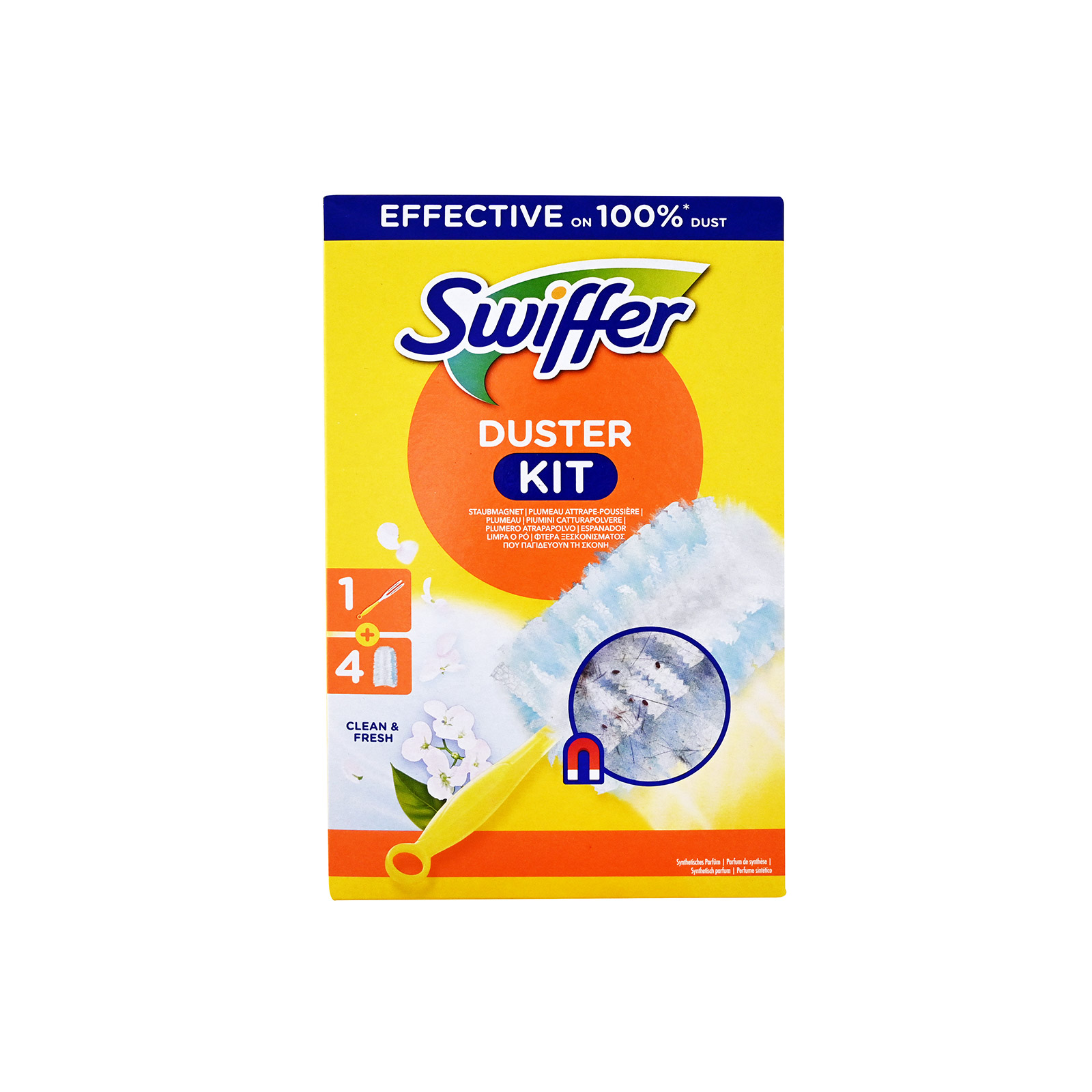 Swiffer Duster πανάκι ξεσκονίσματος με χειρολαβή & 4 ανταλλακτικά εικόνα 1