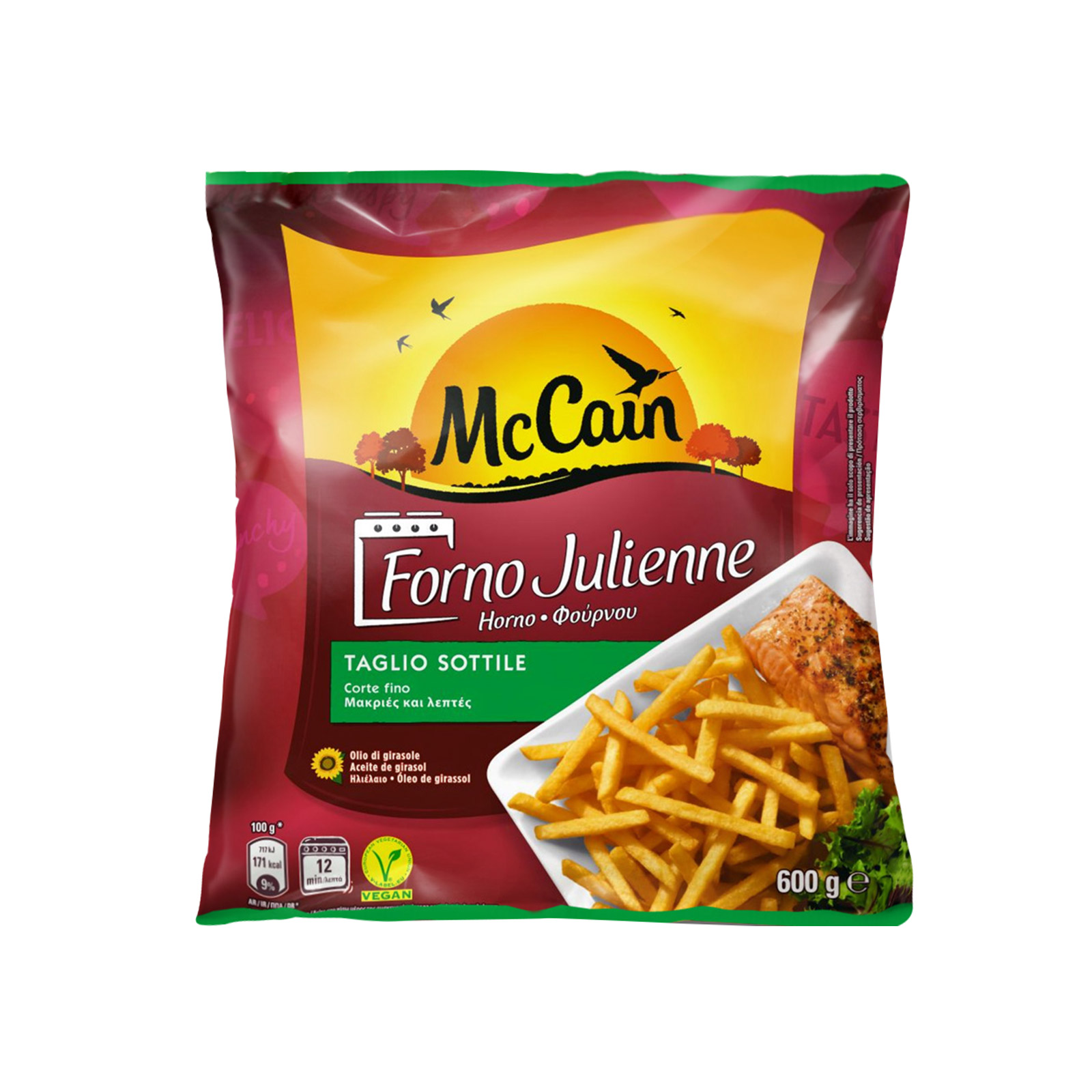 Mccain Forno juliene πατάτες κατεψυγμένες μακριές & λεπτές 600g εικόνα 1