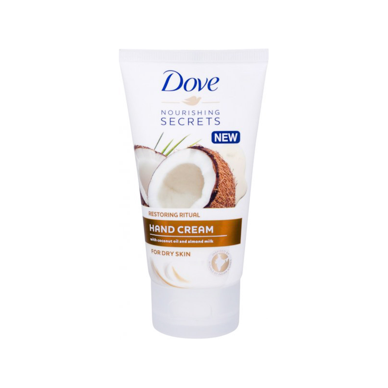 Dove Nourishing Secrets κρέμα χεριών με γάλα καρύδας & αμυγδάλου για ξηρή επιδερμίδα εικόνα 1