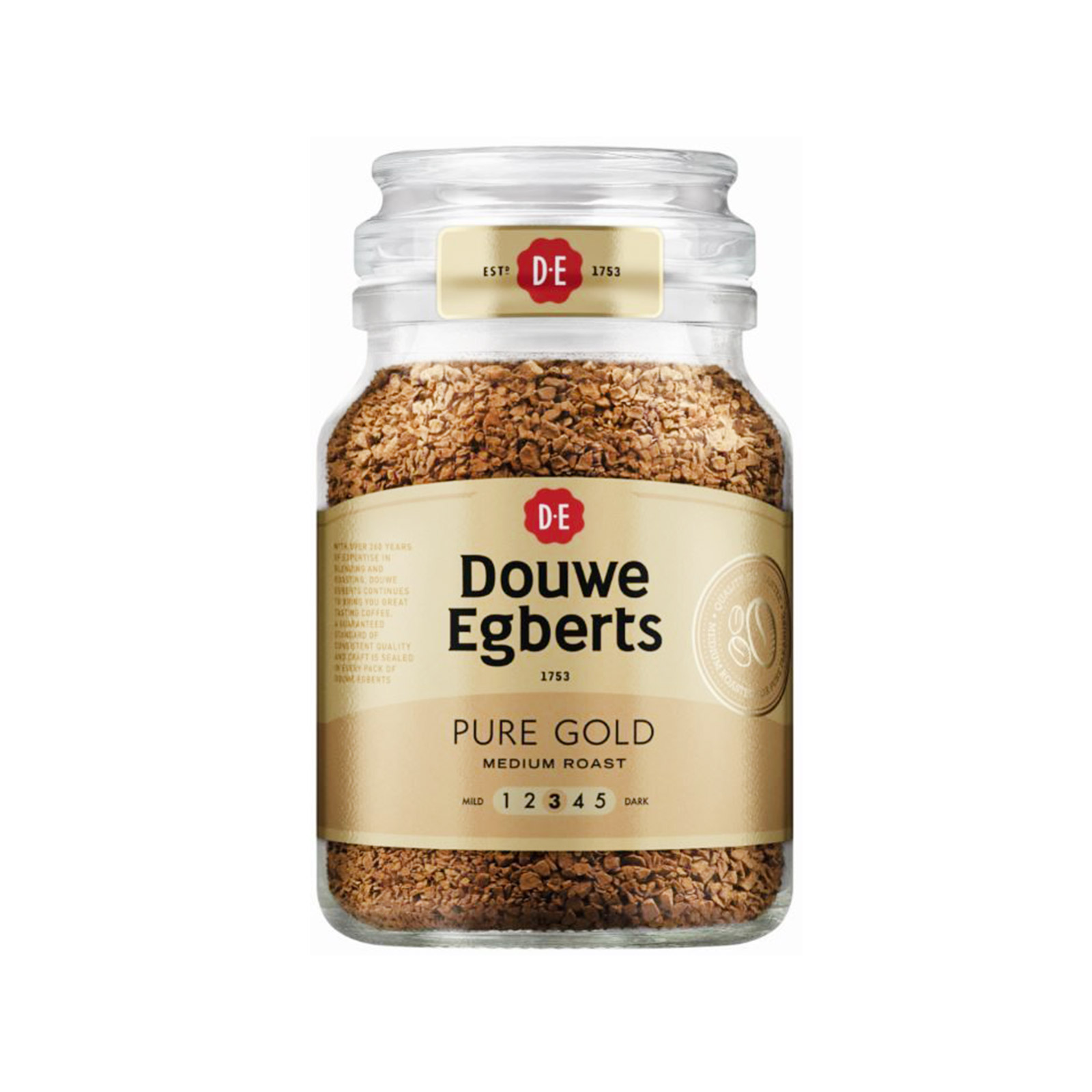 Douwe Egberts instant coffee Pure Goldmedium Roast 95g image 1