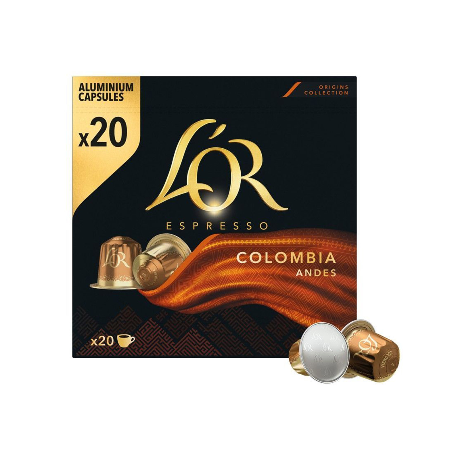 L'or καφές espresso σε κάψουλες colombia 104g εικόνα 1