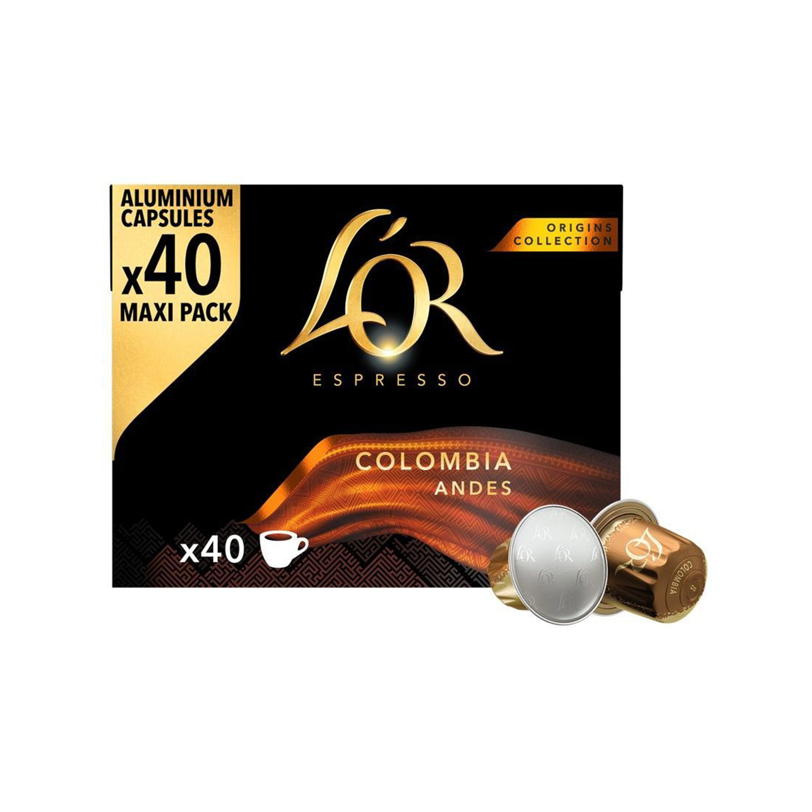 L'or καφές espresso σε κάψουλες colombia 40 μερίδες 40τεμ εικόνα 1