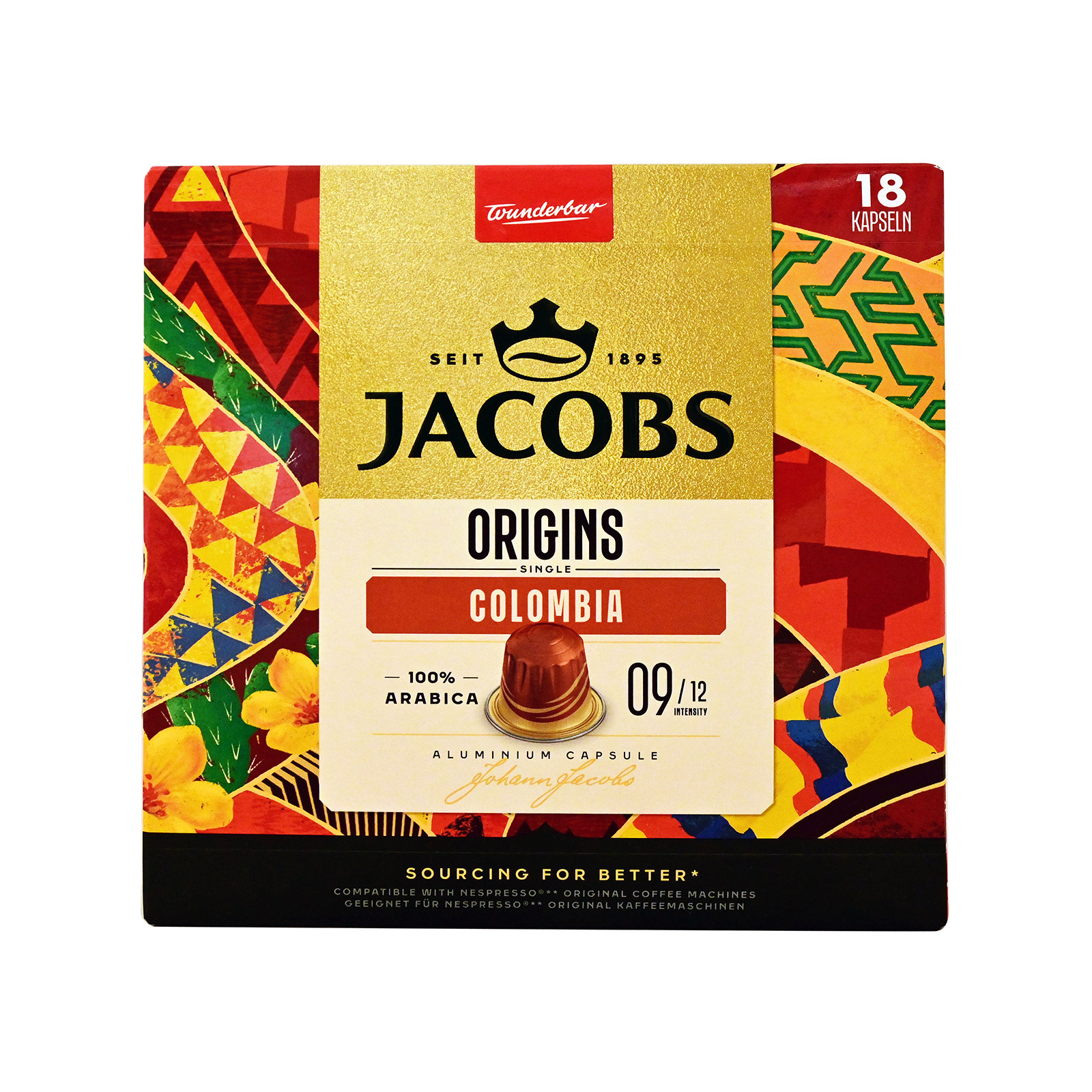 Jacobs Origins καφές espresso σε κάψουλες Colombia 93g εικόνα 1