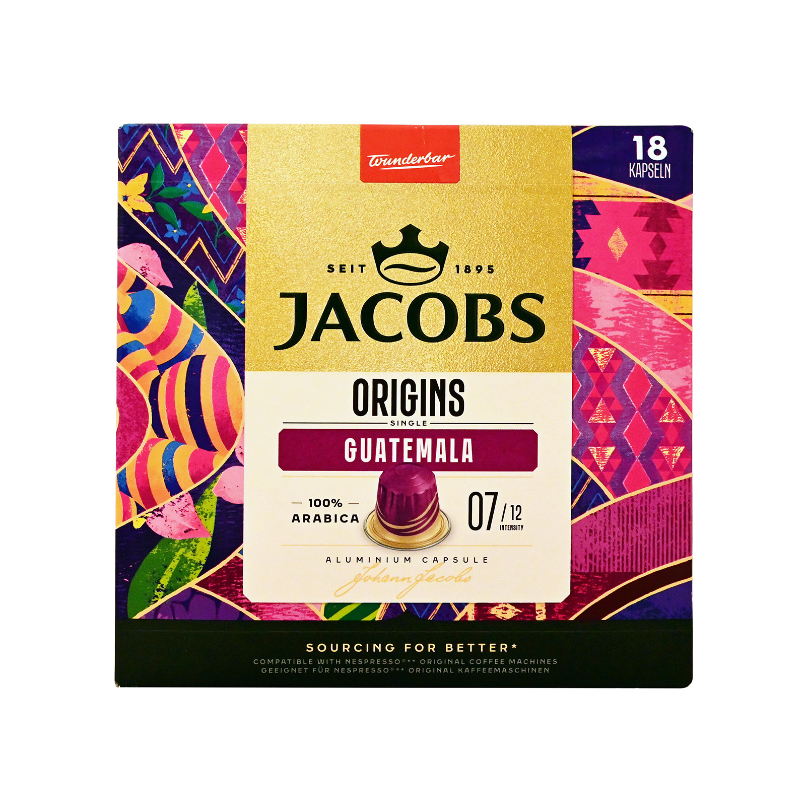 Jacobs Origins καφές espresso σε κάψουλες Guatemala 93g εικόνα 1