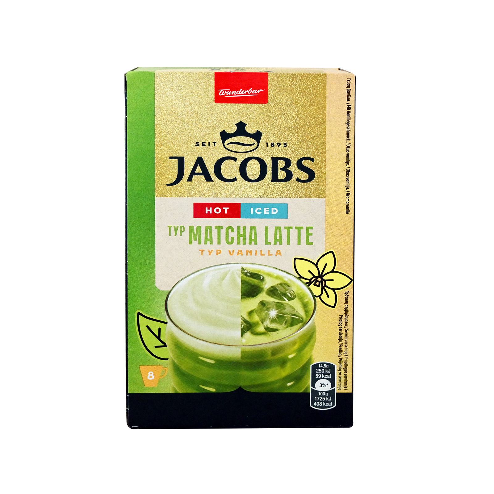 Jacobs στιγμιαίο ρόφημα μάτσα 8x14.5g εικόνα 1